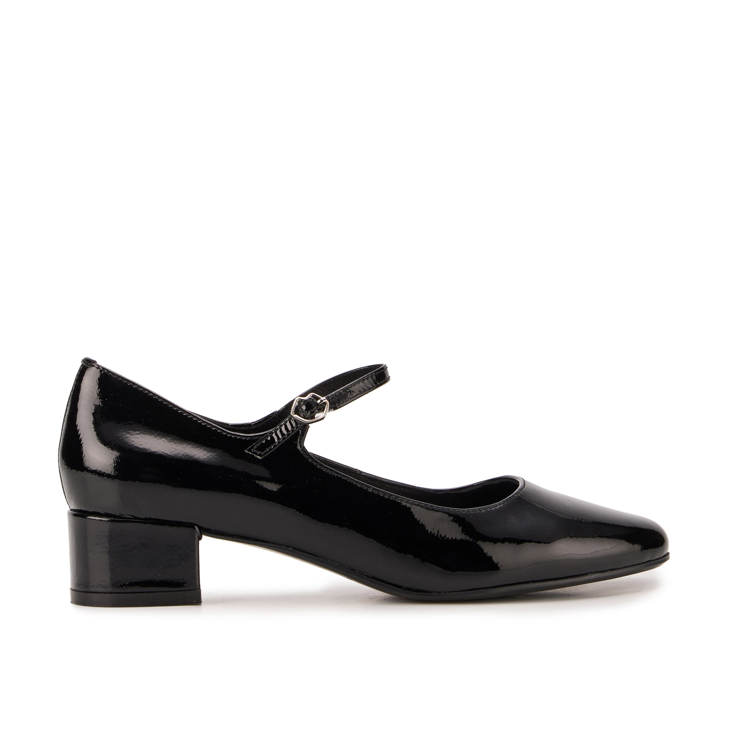 Leather Mary Janes BONS BAISERS PARIS Black