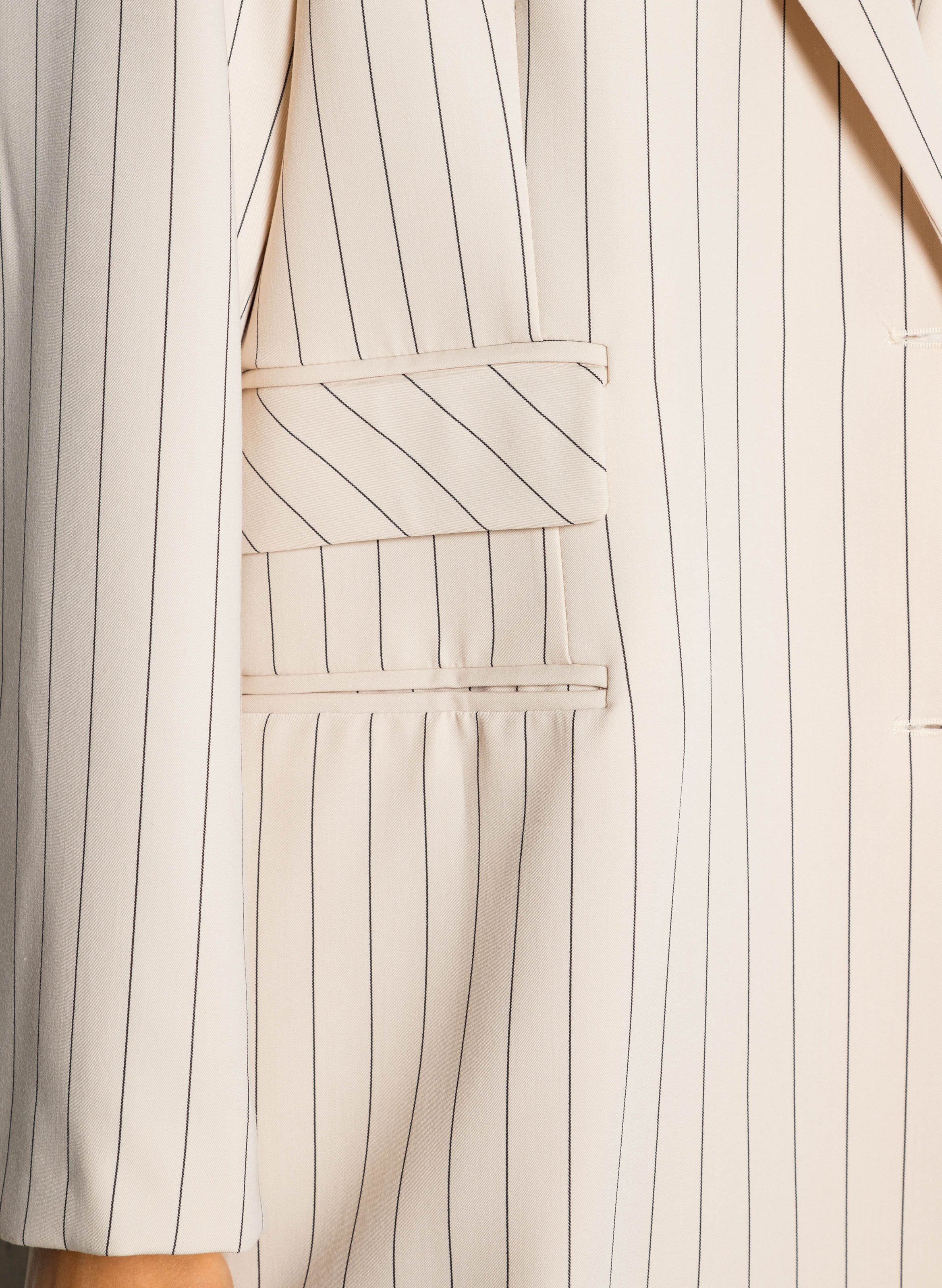 Striped suit jacket IMPERIAL Beige
