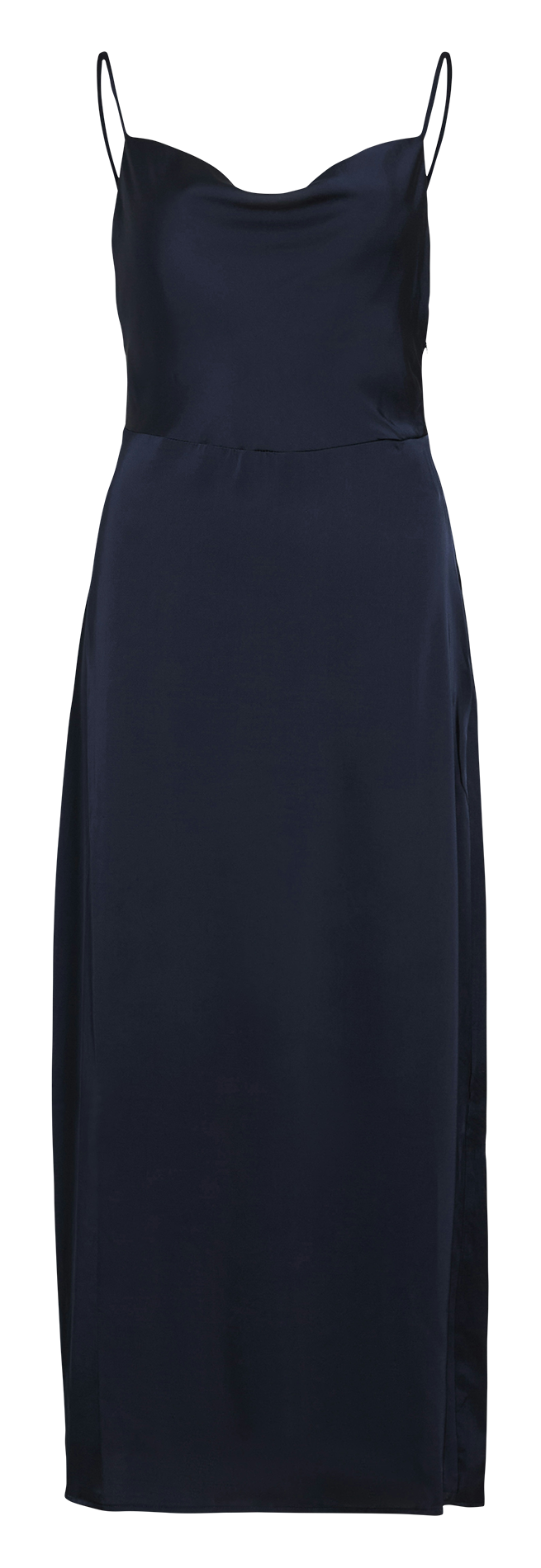 Robe longue satinée VILA Bleu