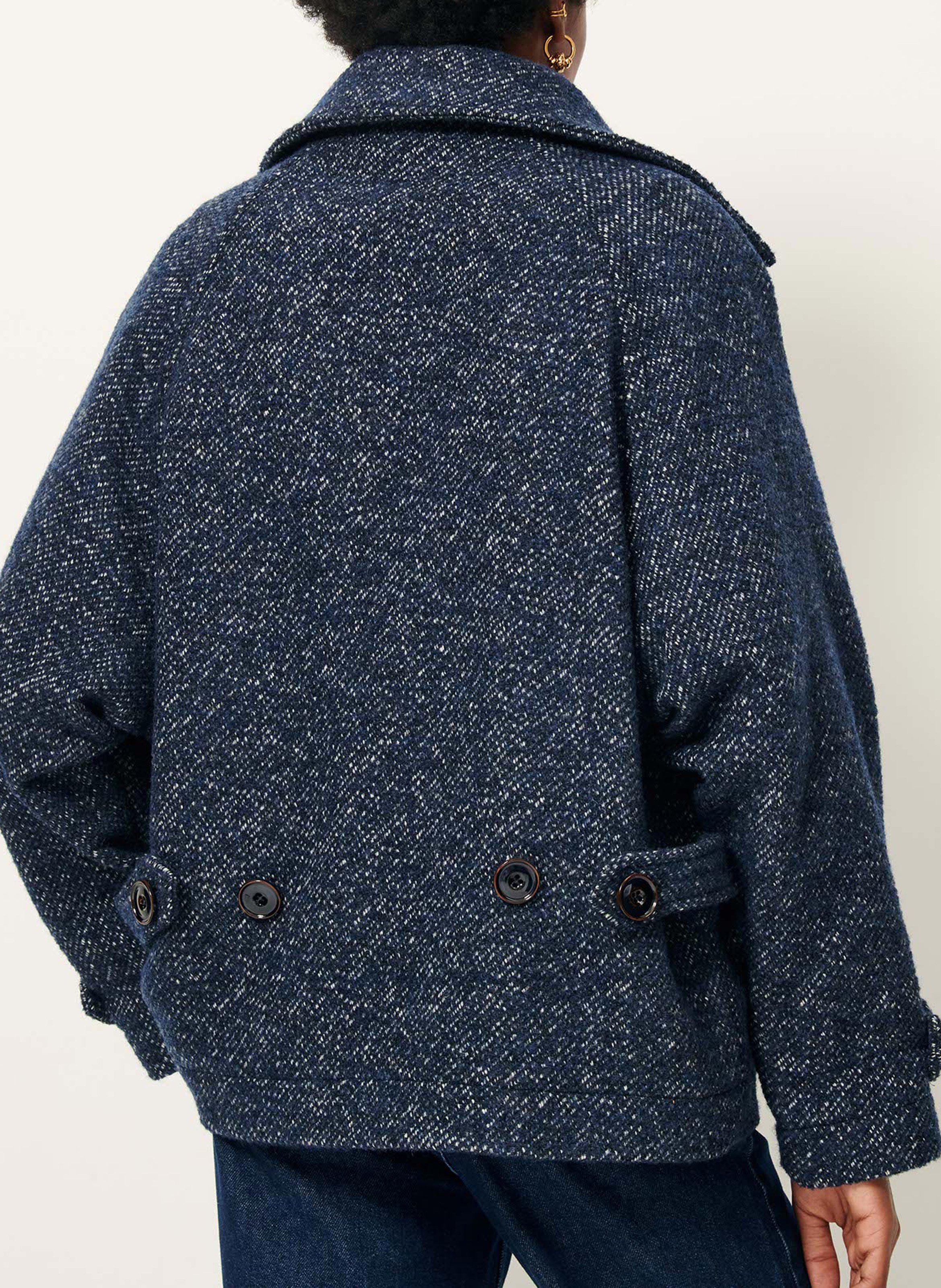 Veste oversize col montant SESSUN Bleu