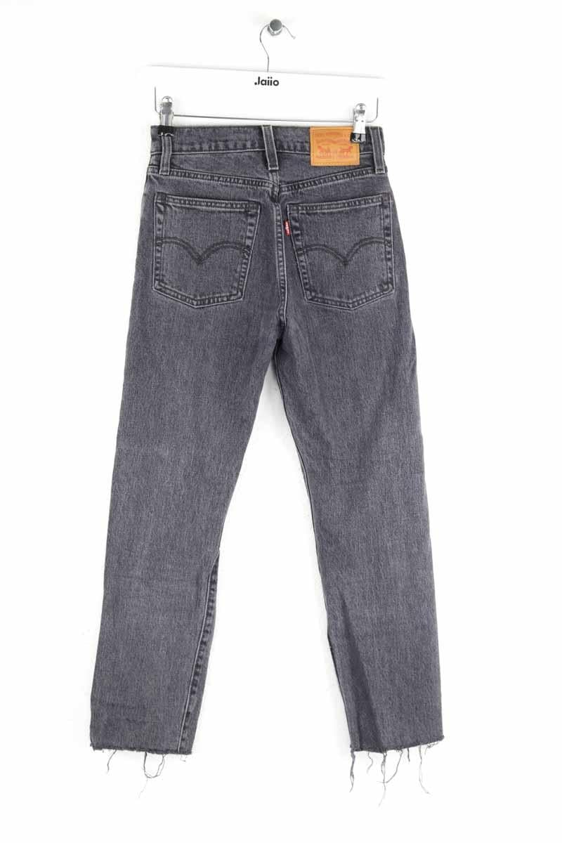 Cotton skinny jeans LEVI'S - Seconde main Grey