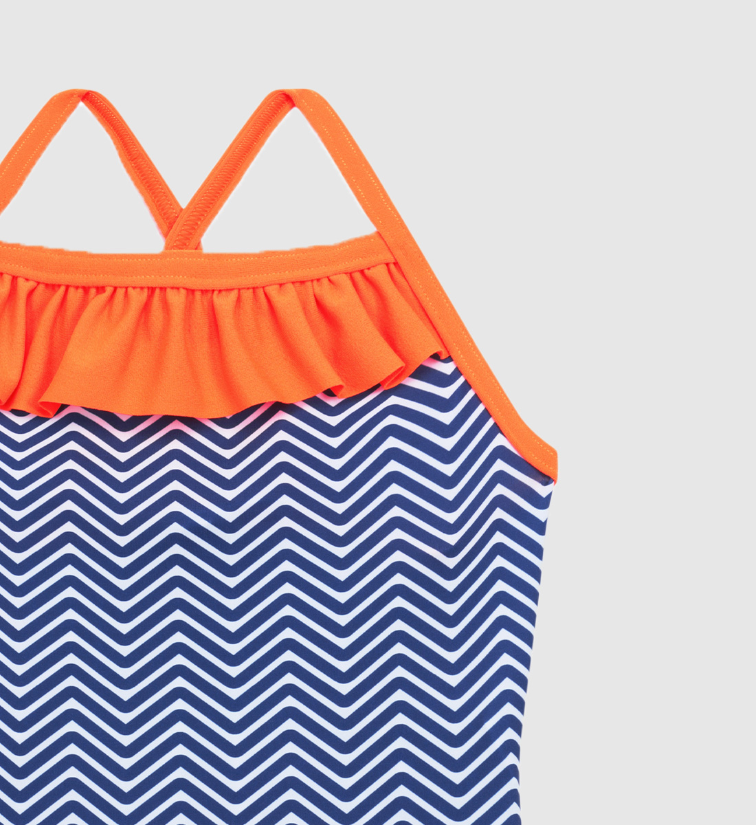 One-piece swimsuit - olympe GILI'S Orange