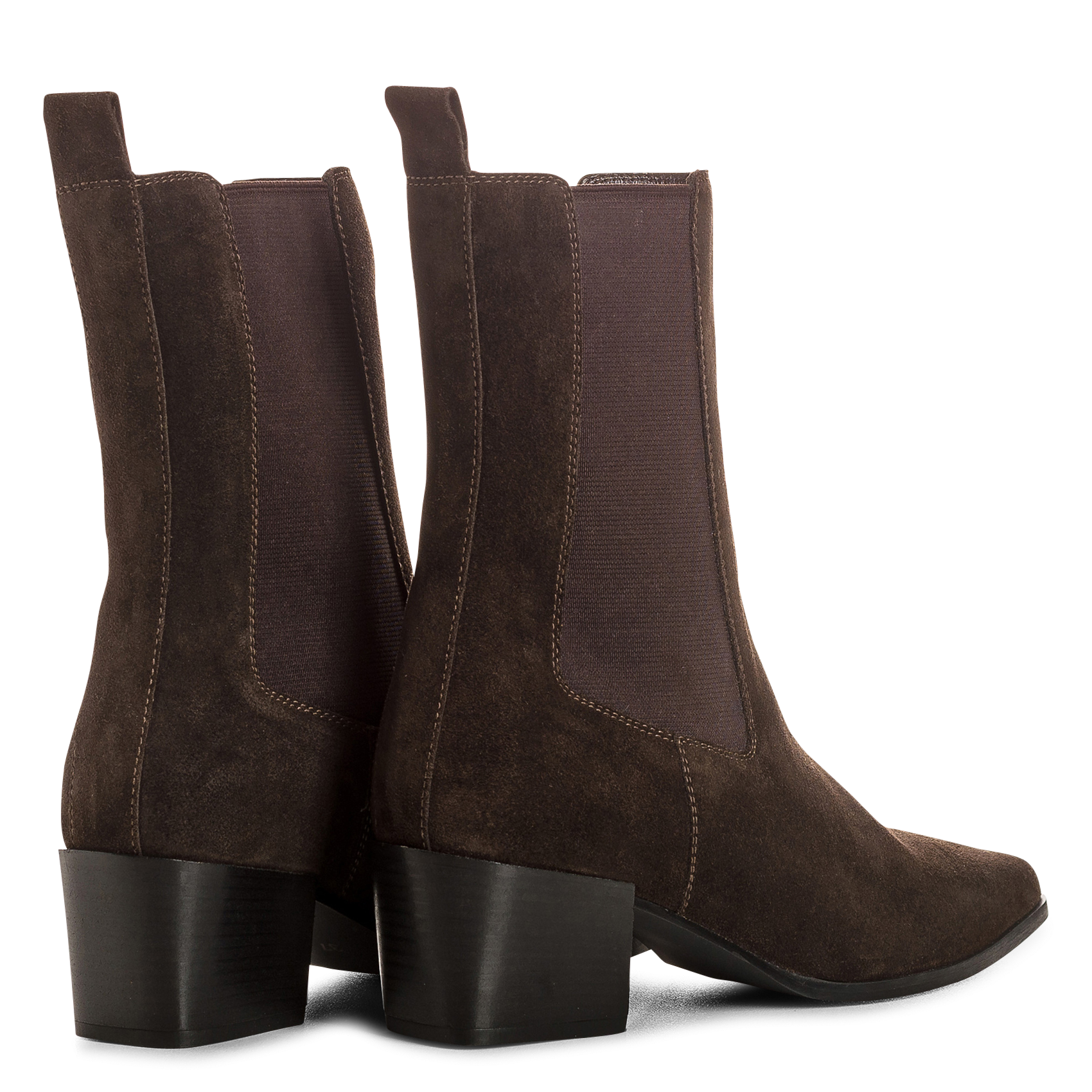 Laarzen van corduroy REQINS Bruin