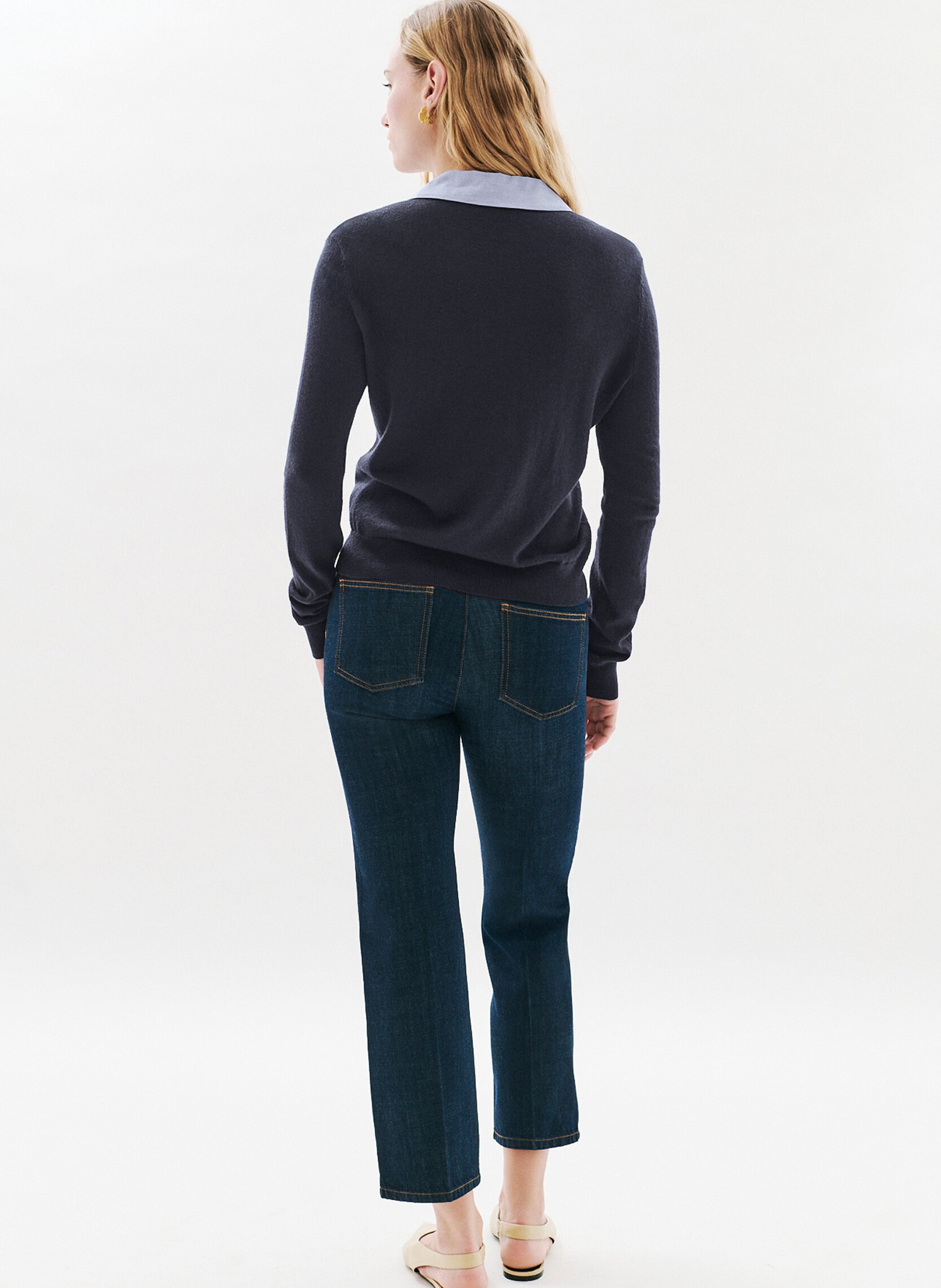 Gilet col classique  CAROLL Bleu