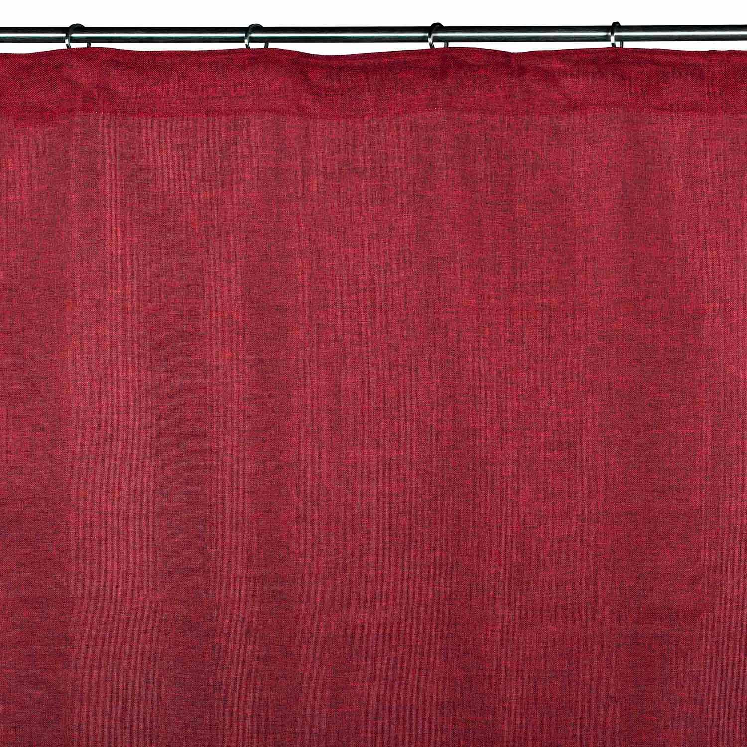 Curtain with gathered ribbon trim MADURA