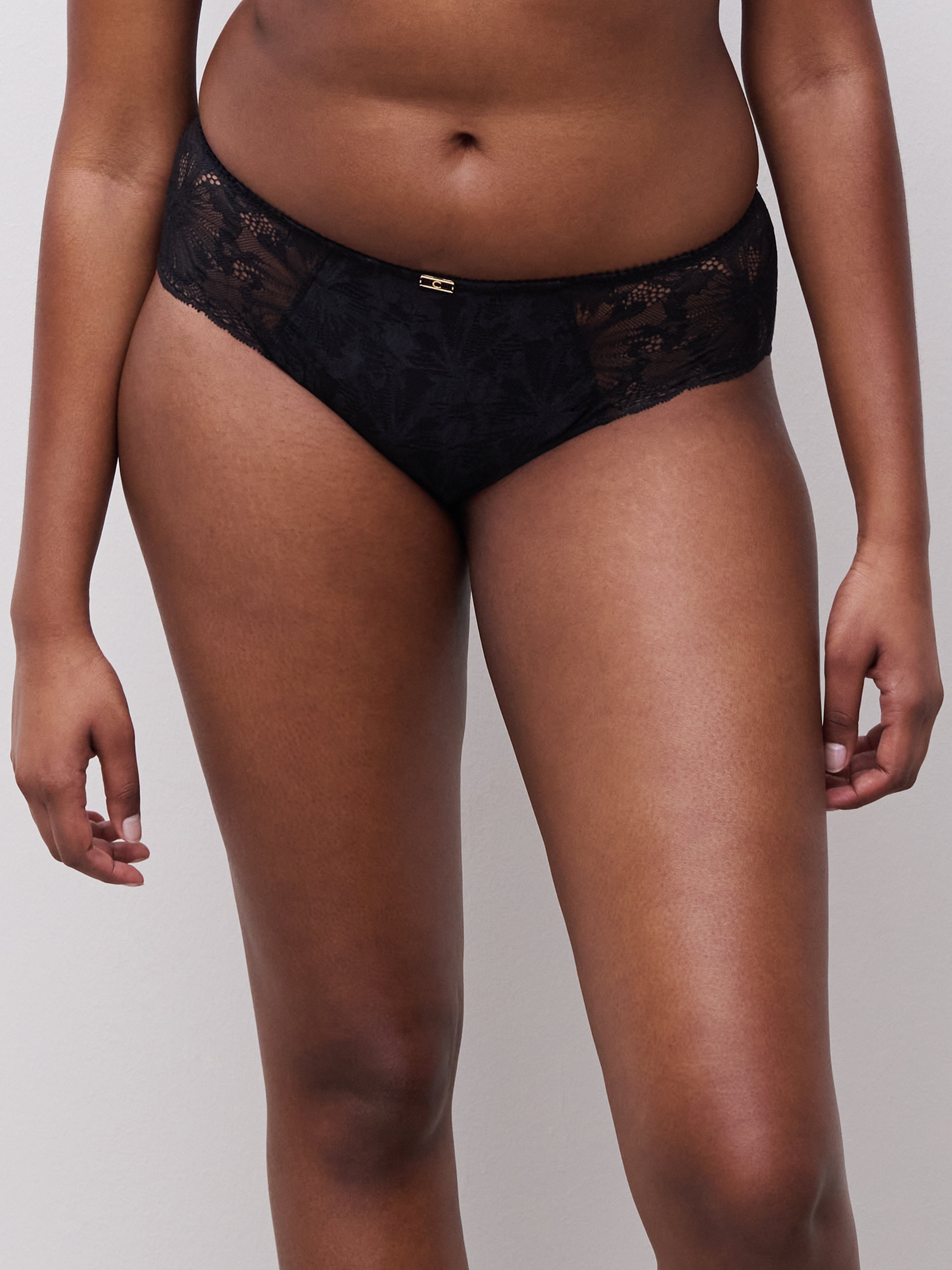Lace boyshorts CHANTELLE Black
