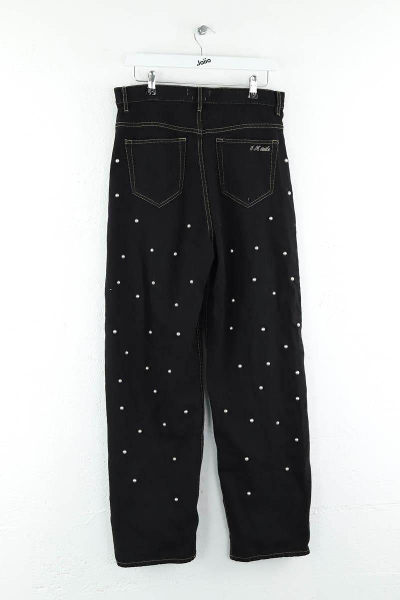 Cotton straight jeans ISABEL MARANT - Seconde Main Black