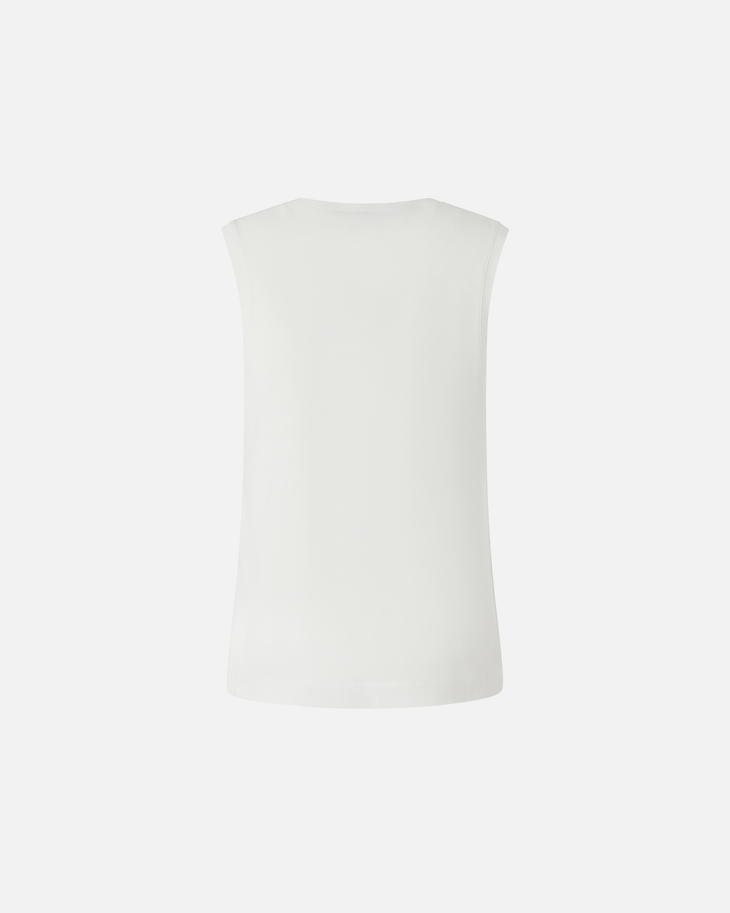 Sleeveless T-shirt with heart embroidery PINKO White