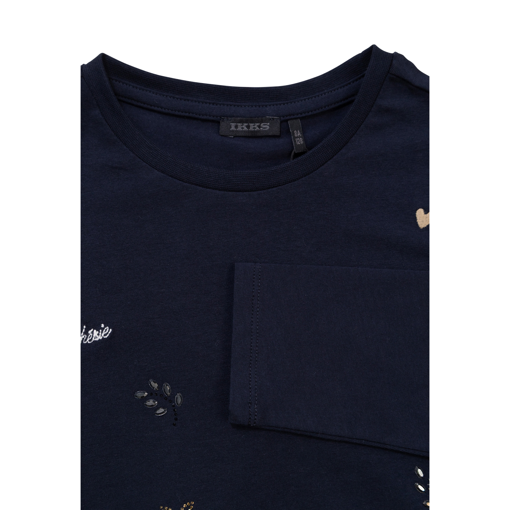 Jacksonville - T-Shirt mit Rundhalsausschnitt aus Baumwoll-Mix IKKS JUNIOR Blau