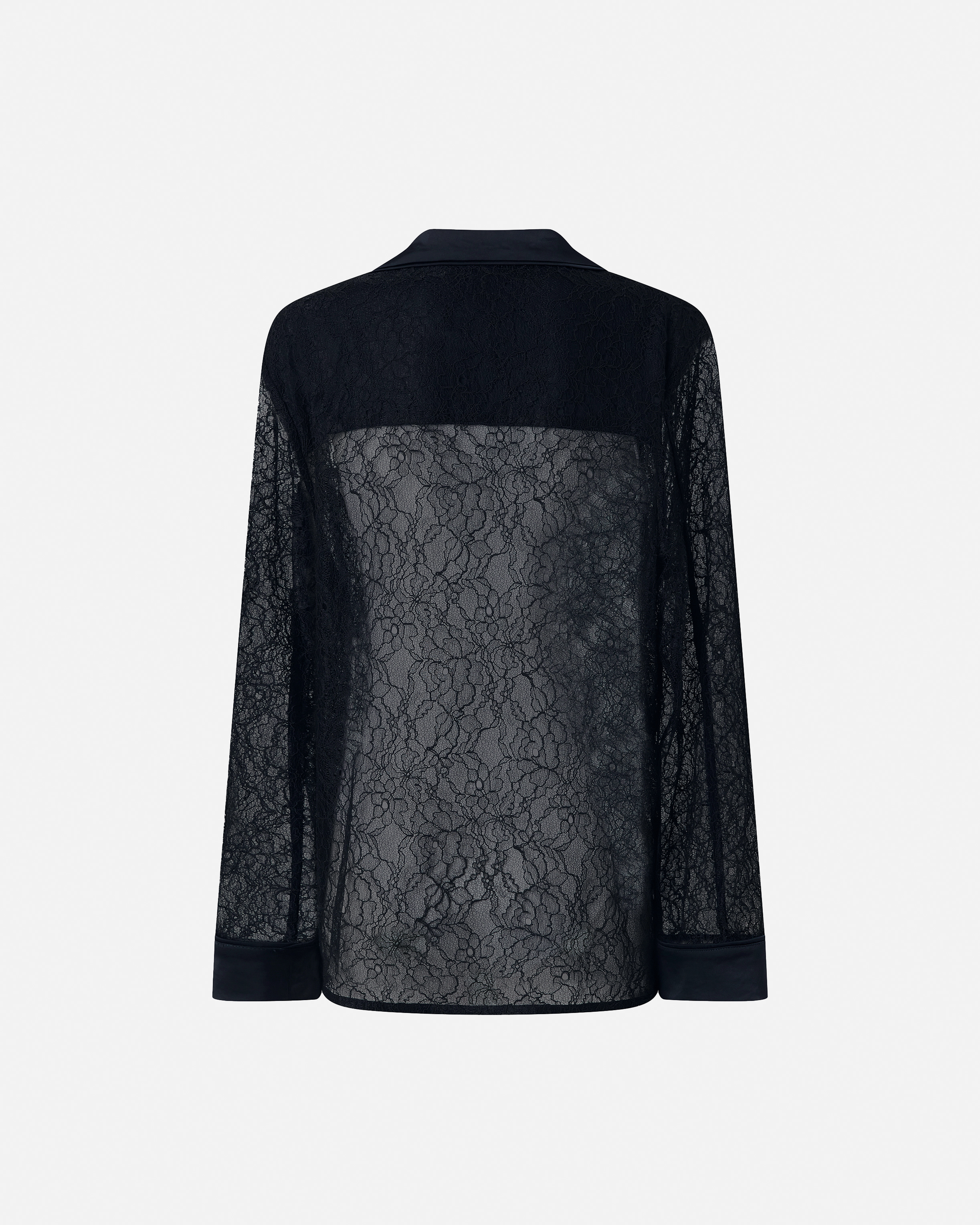 Lace and satin jacket PINKO Blue