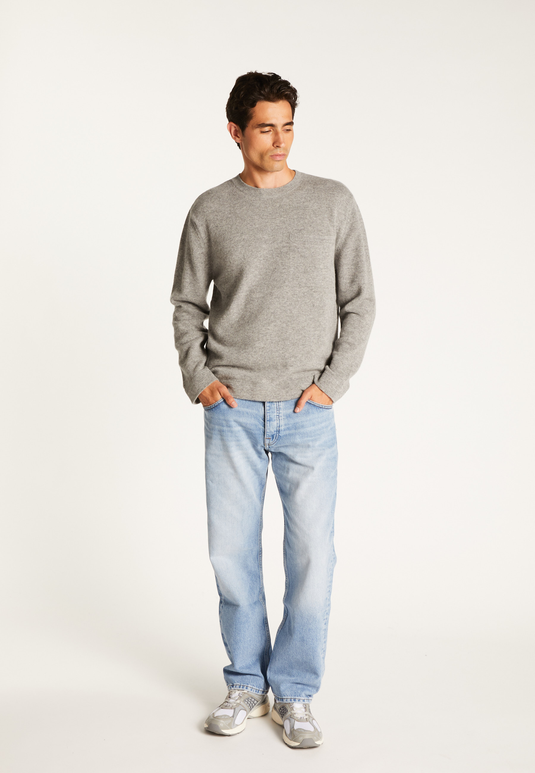 Abidjan wool round-neck sweater MAISON MONTAGUT