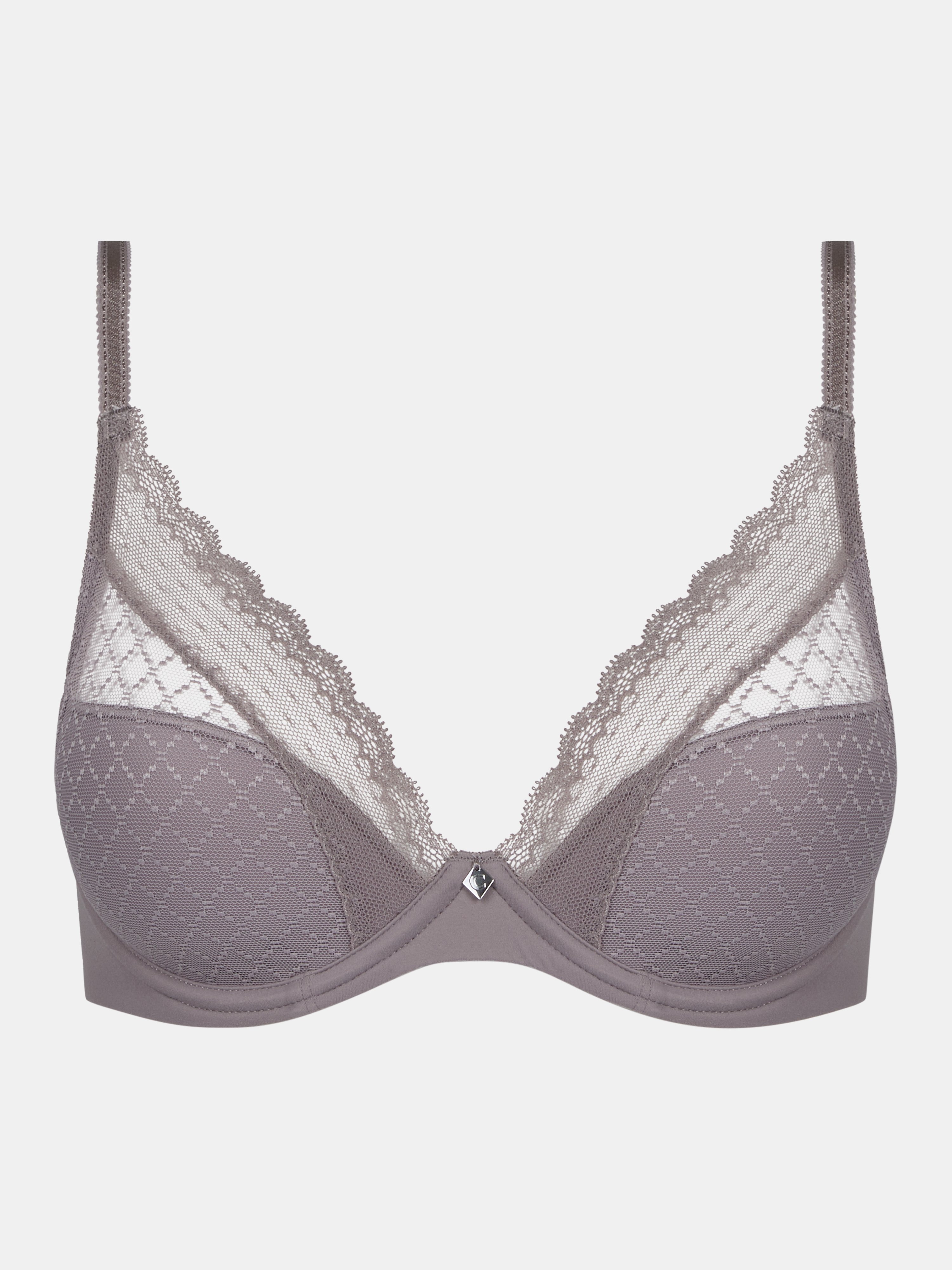 Plunge cup bra CHANTELLE Grey