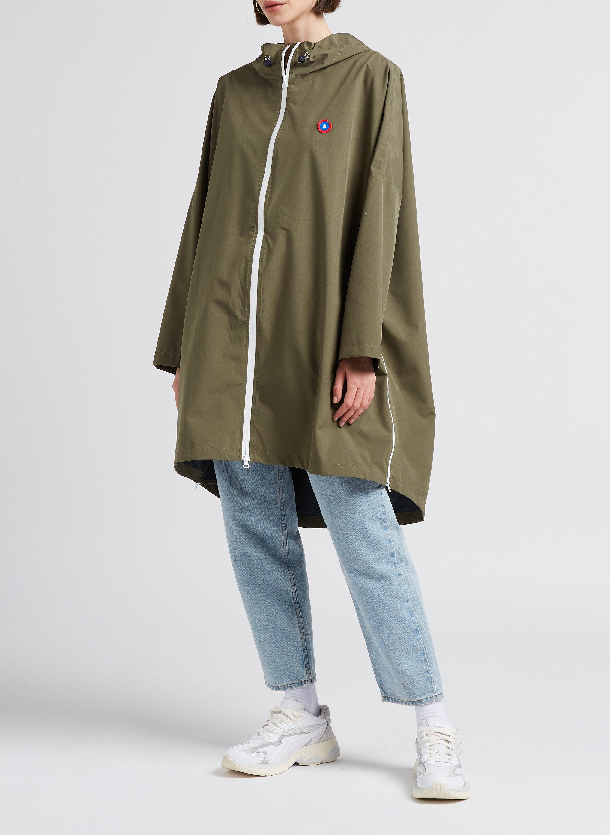 Imperméable ample à capuche  FLOTTE Vert