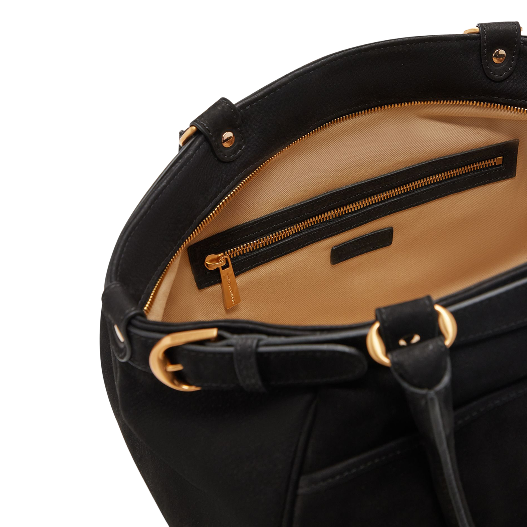 Leather handbag VANESSA BRUNO Black