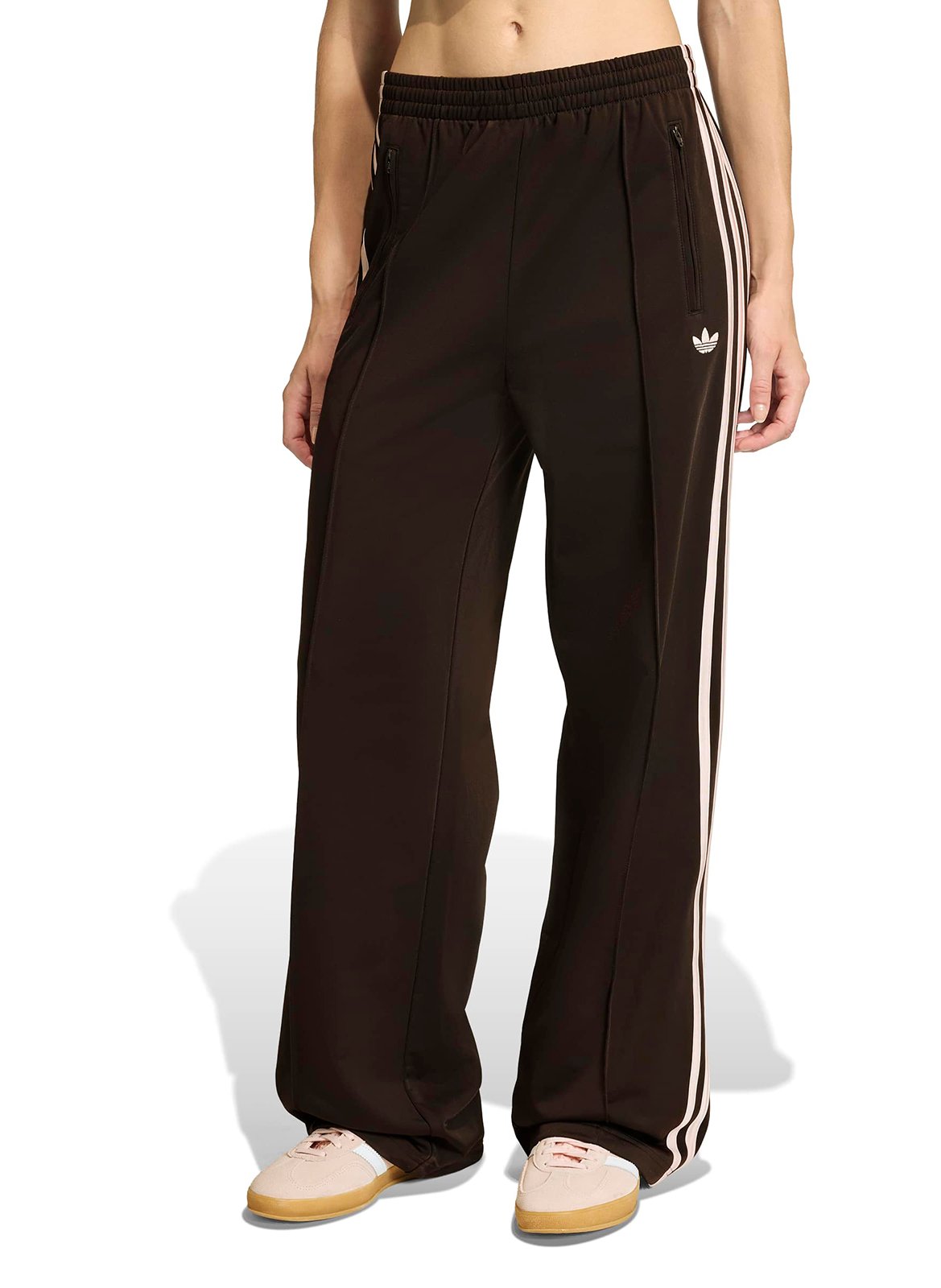High-rise straight joggers ADIDAS Brown