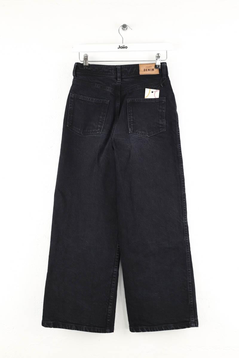 Straight cotton-blend pants SEZANE - Seconde main Black