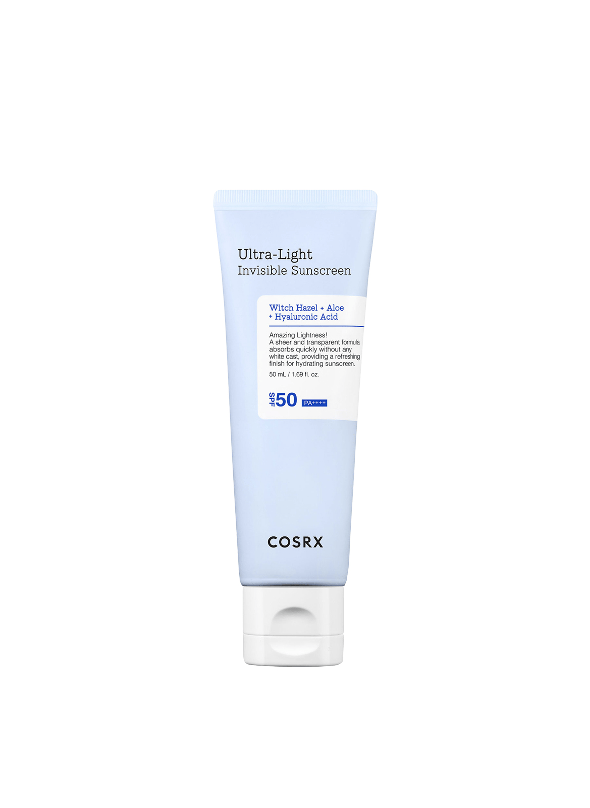 COSRX Invisible Ultra-Light Sunscreen Cream SPF50 PA++++ COSRX No color