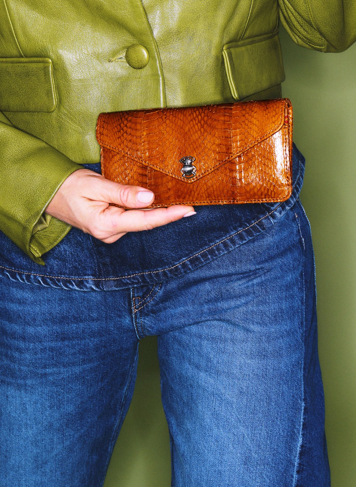 Cobra wallet CLARIS VIROT Brown