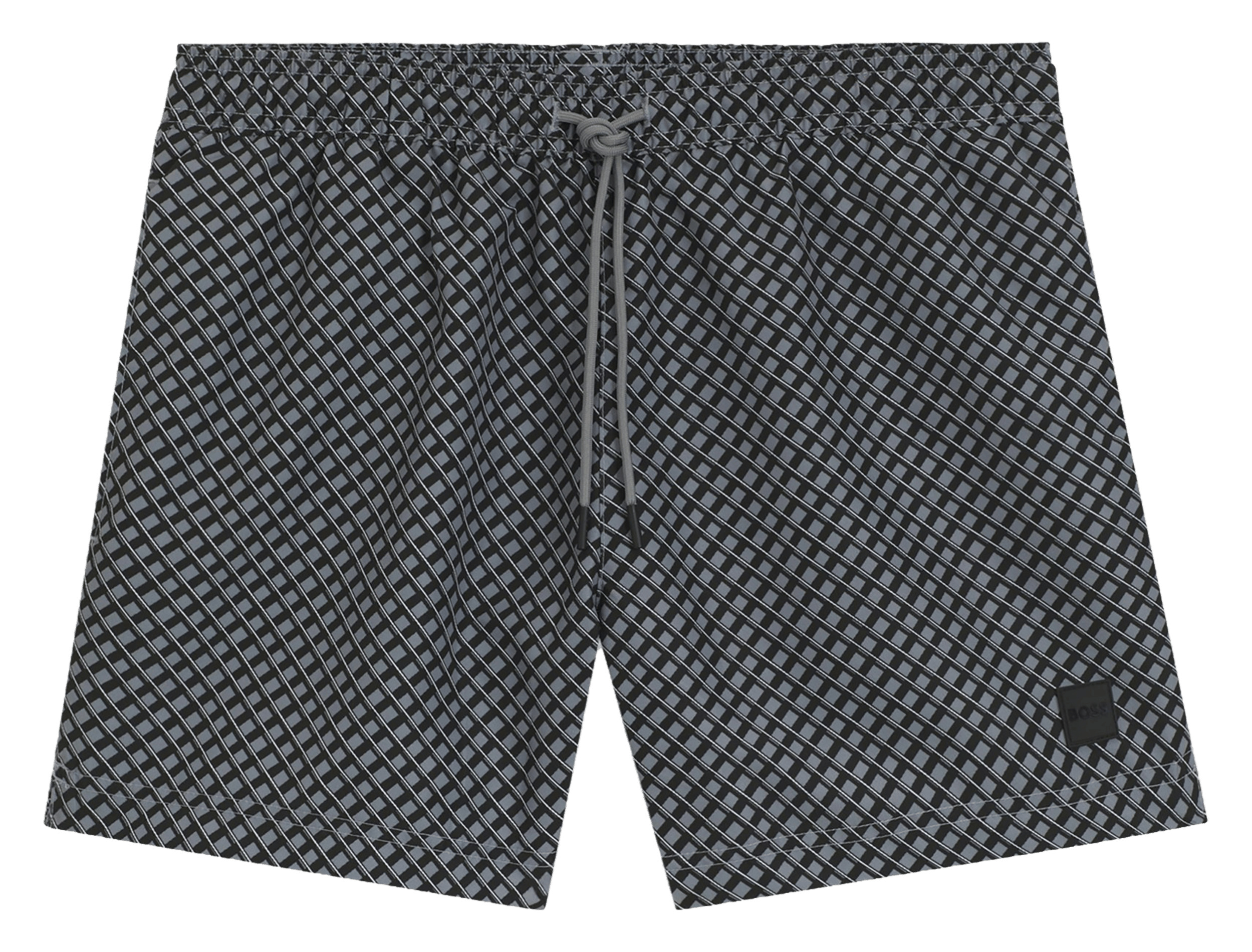 Graphic swim shorts BOSS Silver