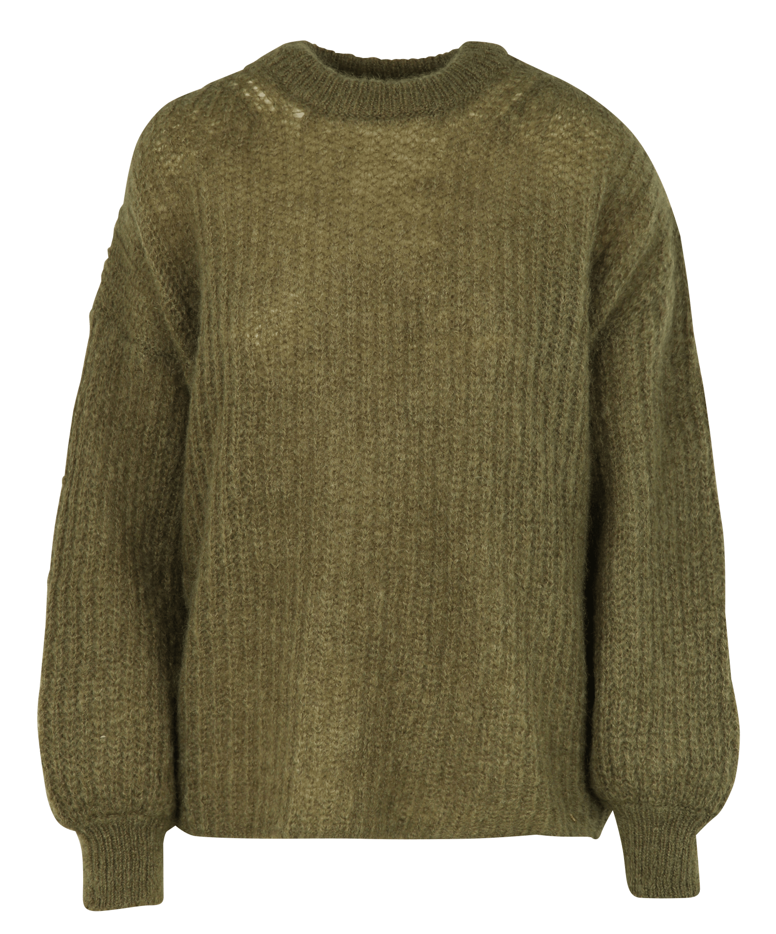 Oversized wool-blend sweater DES PETITS HAUTS Green