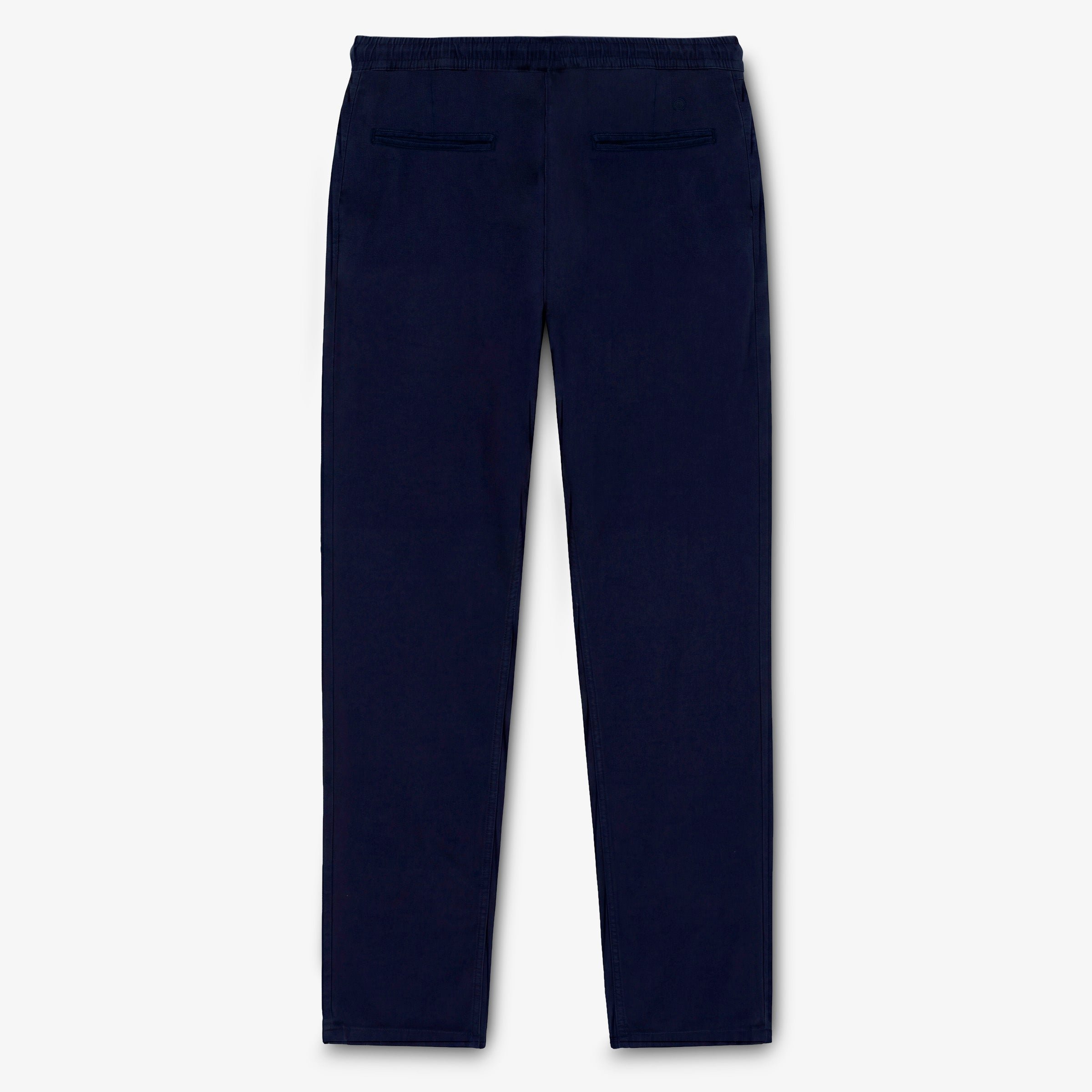 Pantalon en coton taille élastiquée SERGE BLANCO Bleu