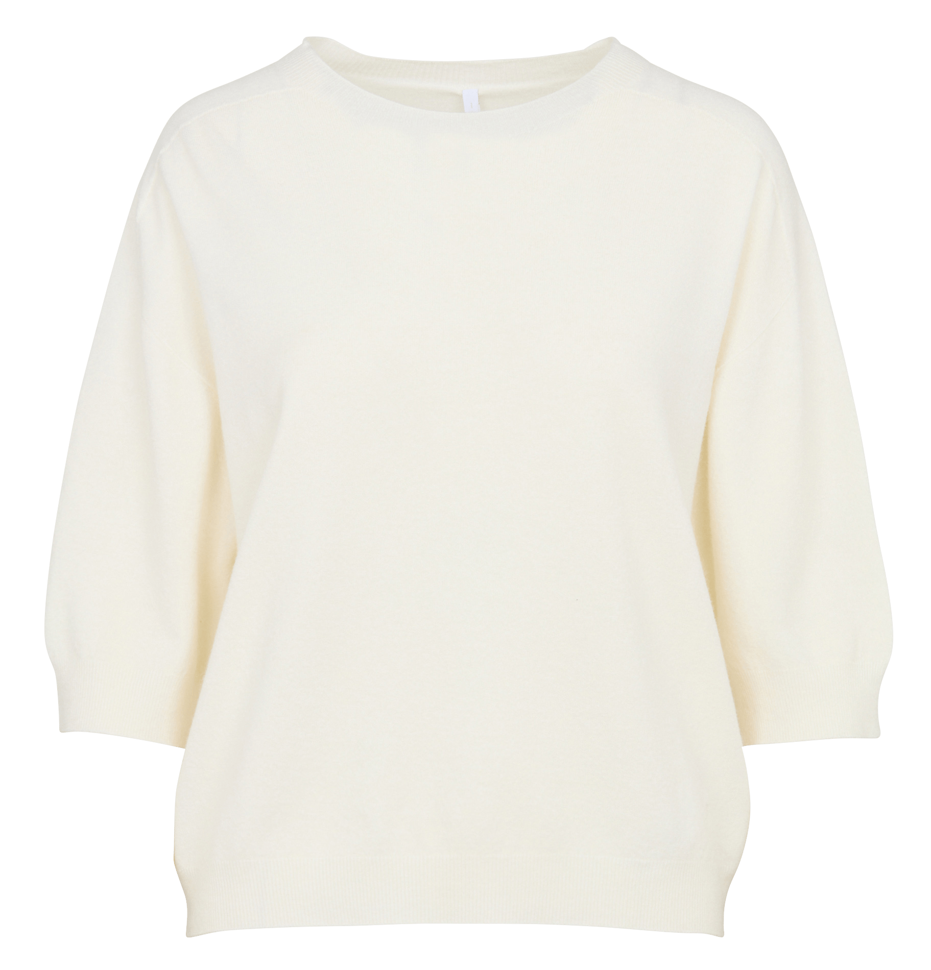 Round-neck sweater with 3/4 sleeves IMPERIAL