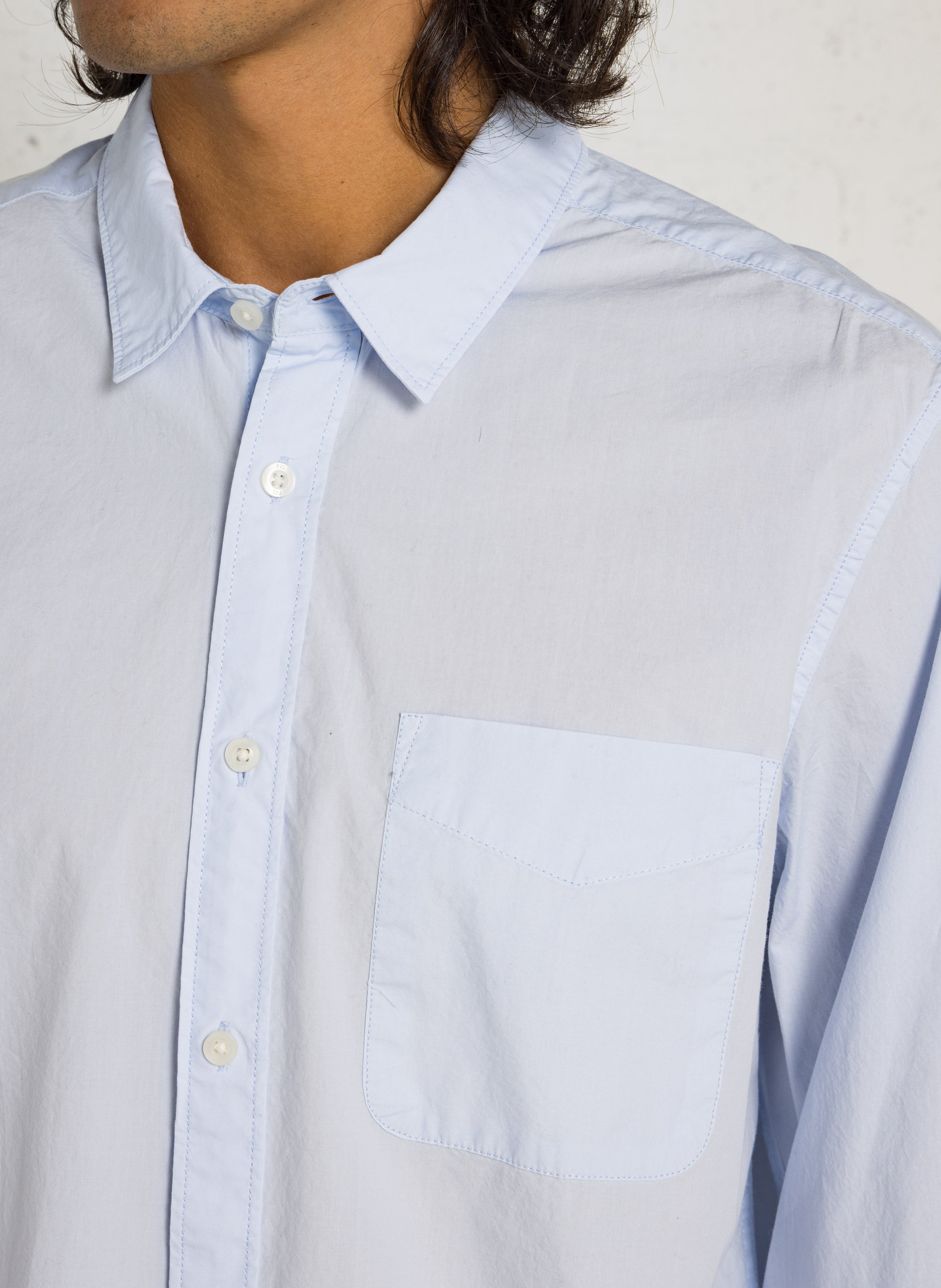Colonel - Einfarbiges Hemd PEPE JEANS Blau