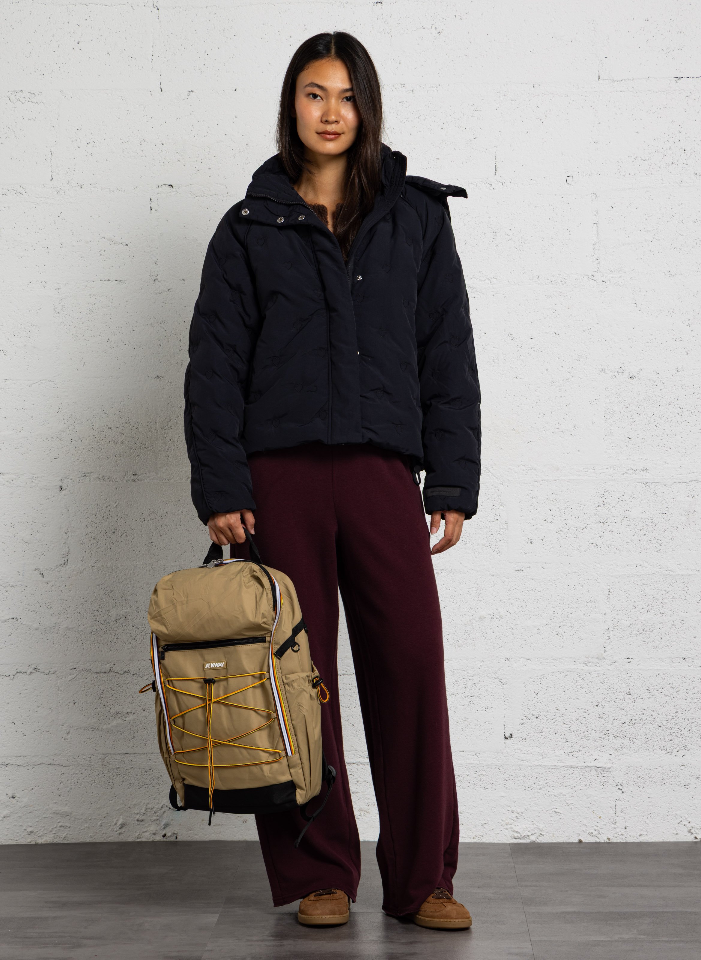 Unisex backpack K-WAY Beige