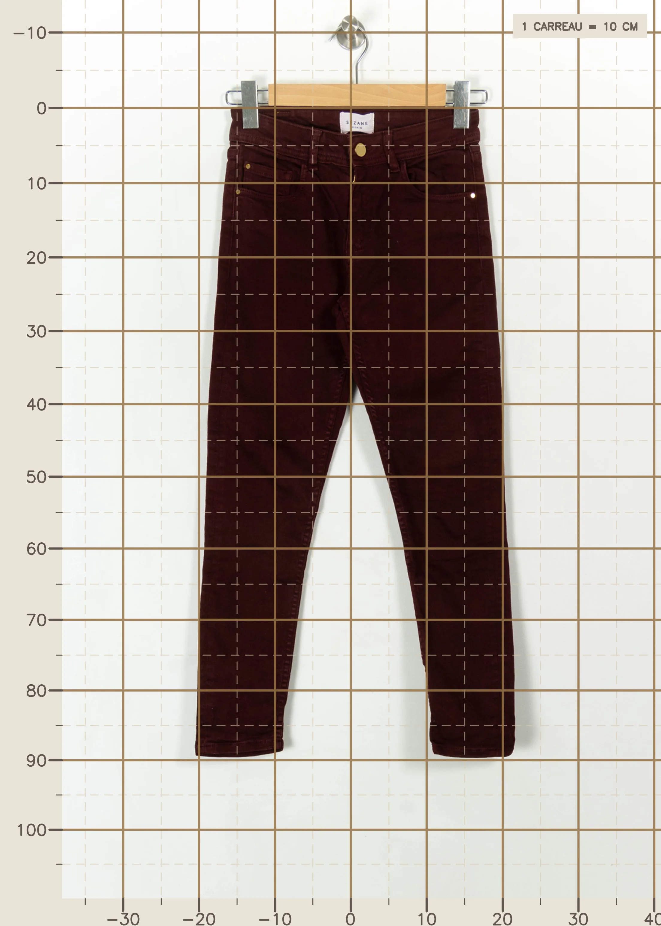 Jeans SEZANE - Seconde main Red