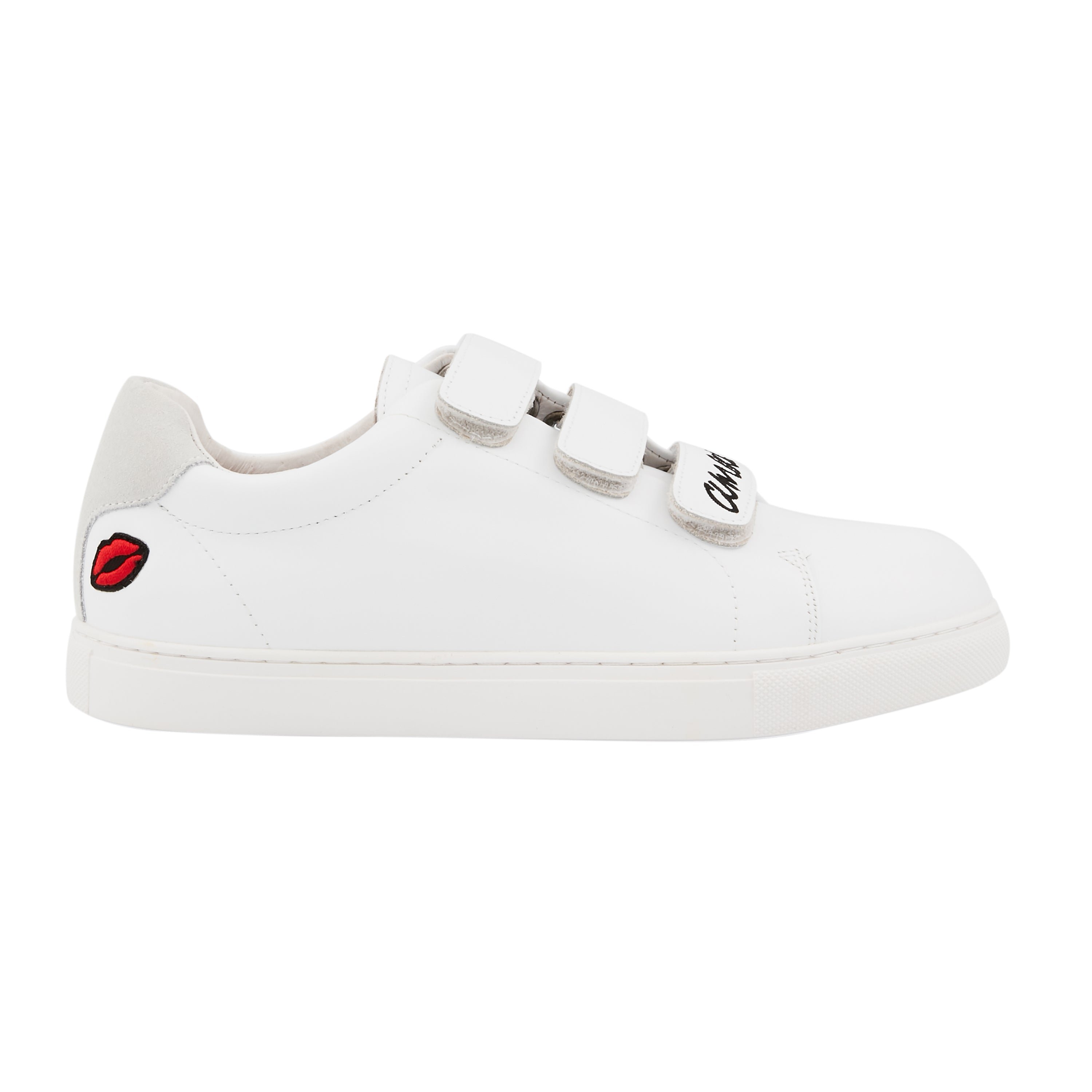 Leather sneakers BONS BAISERS PARIS White