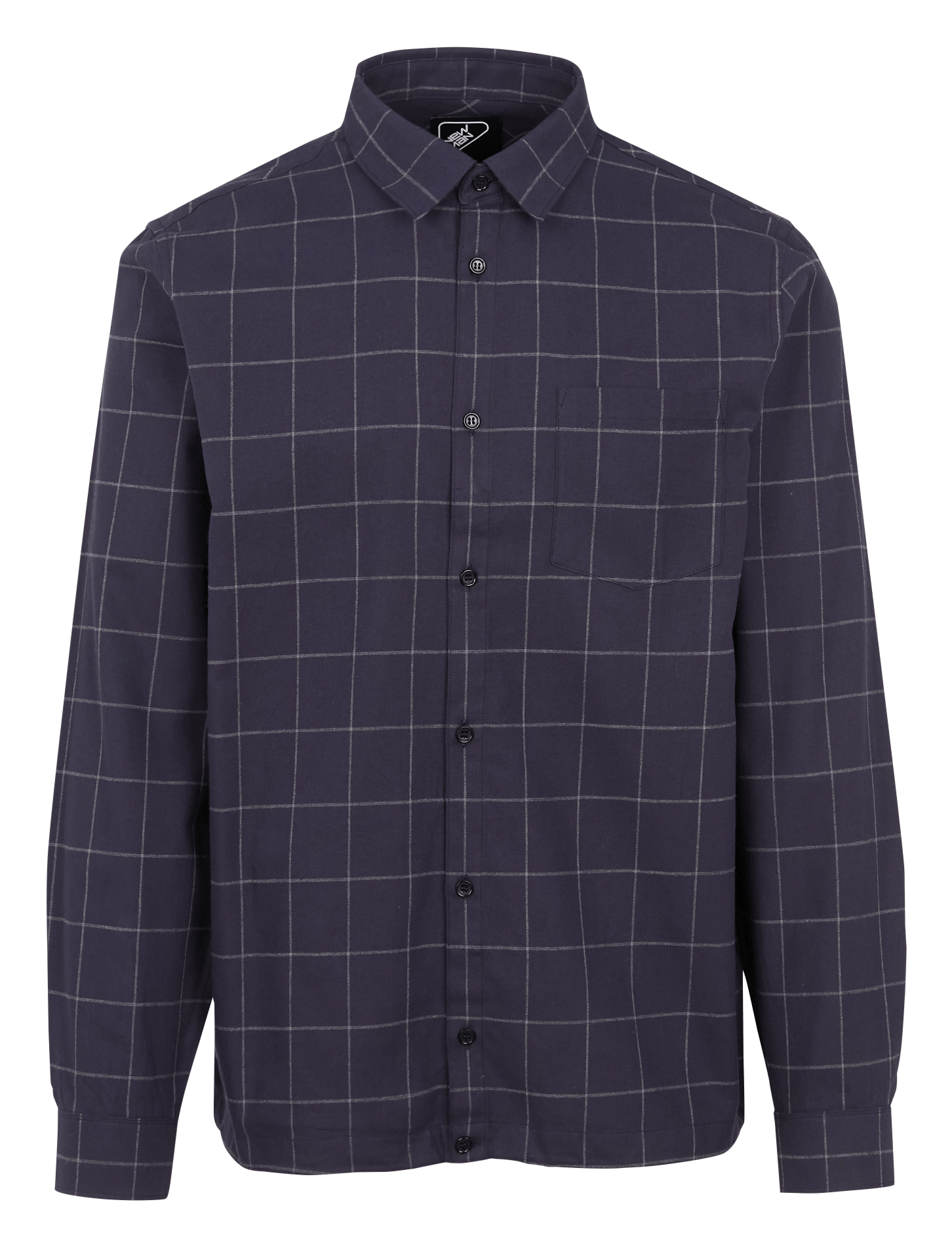 Chemise Homme ST JOHNS BAY – Bleu à Carreaux – Coton – Taille L – Manches Longues