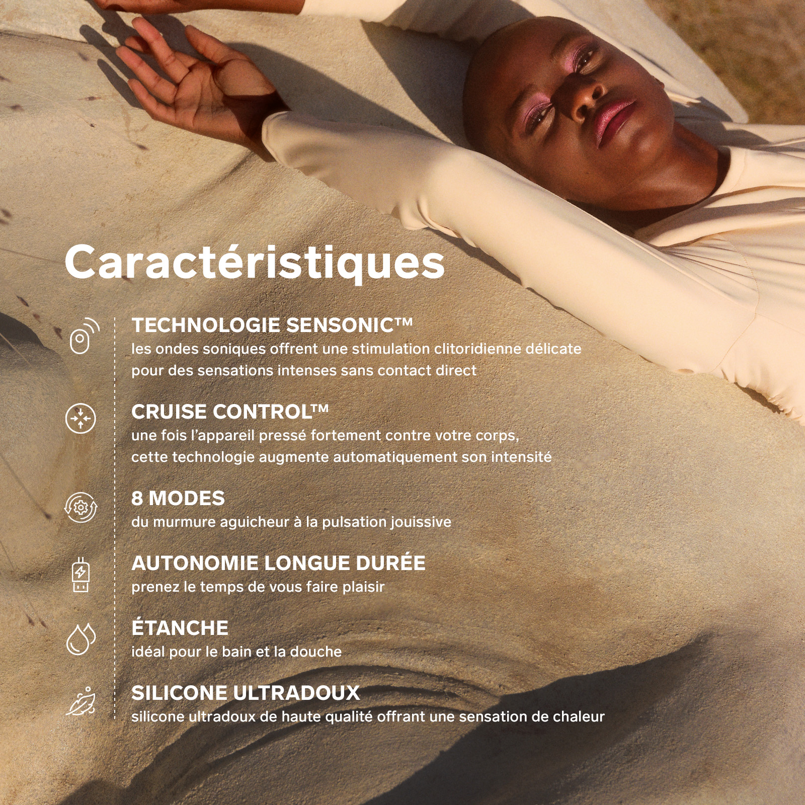 Sonic clitoral stimulator and G-spot vibrator LELO Violet