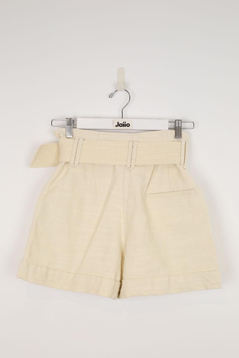 Cotton mini shorts SEZANE - Seconde main Beige
