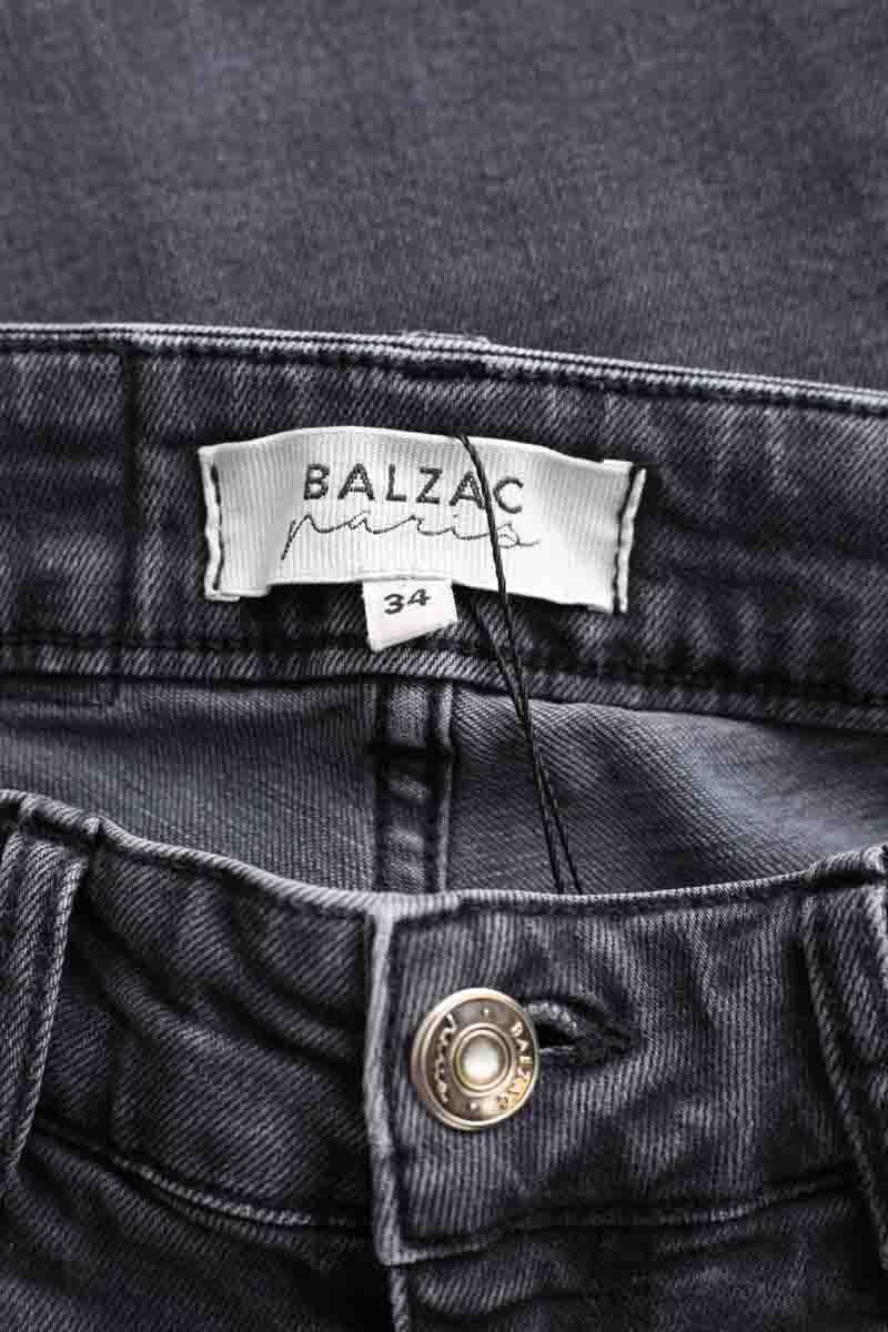 Cotton skinny jeans BALZAC PARIS - Seconde Main Grey