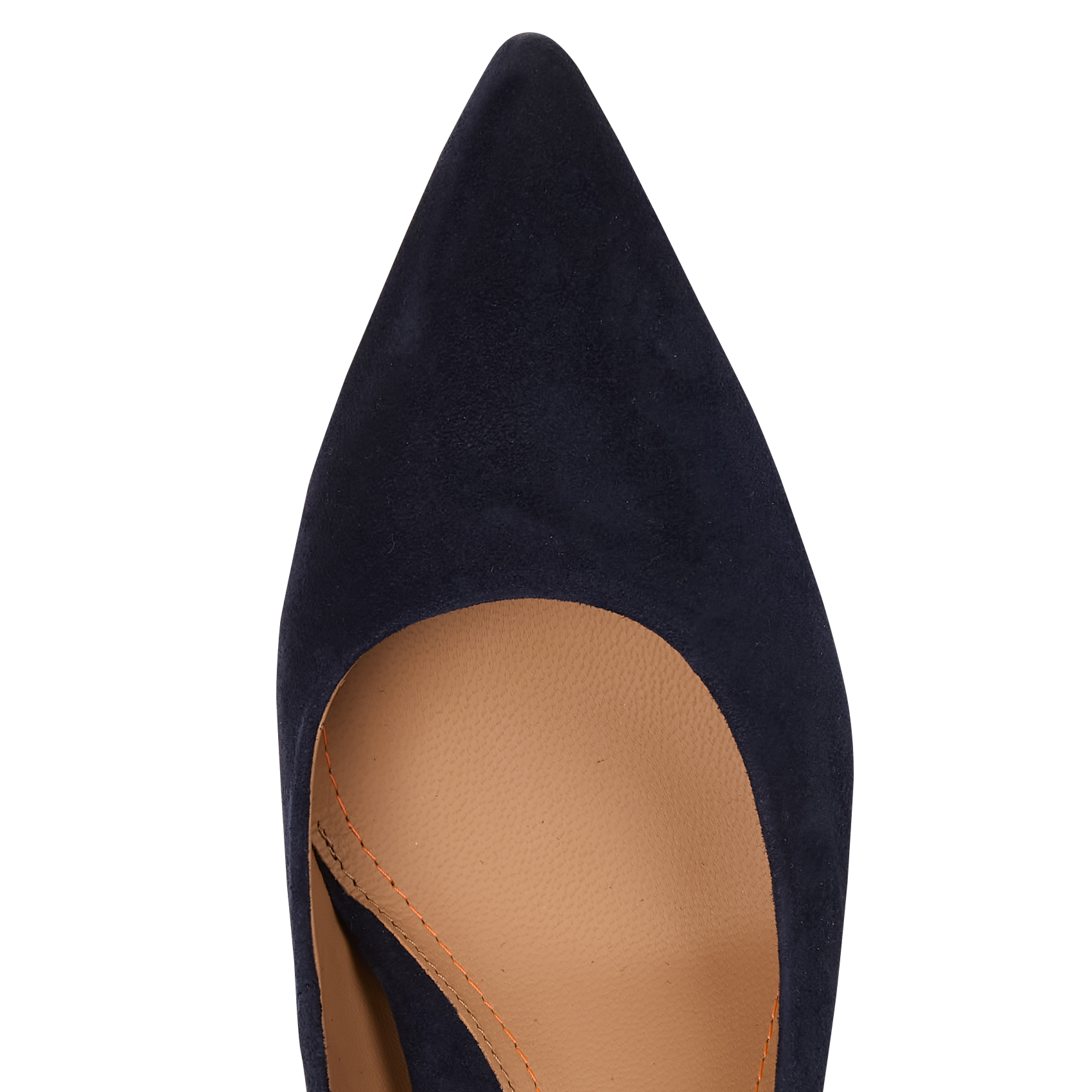 Suede pump with leather heel JB MARTIN Blue