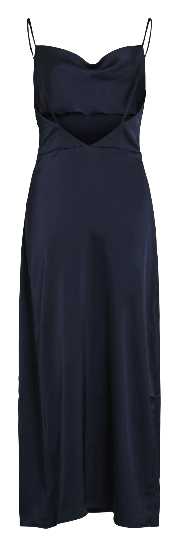 Robe longue satinée VILA Bleu