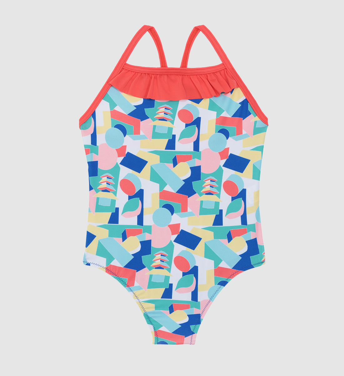 One-piece swimsuit - Caroline Derveaux GILI'S Orange