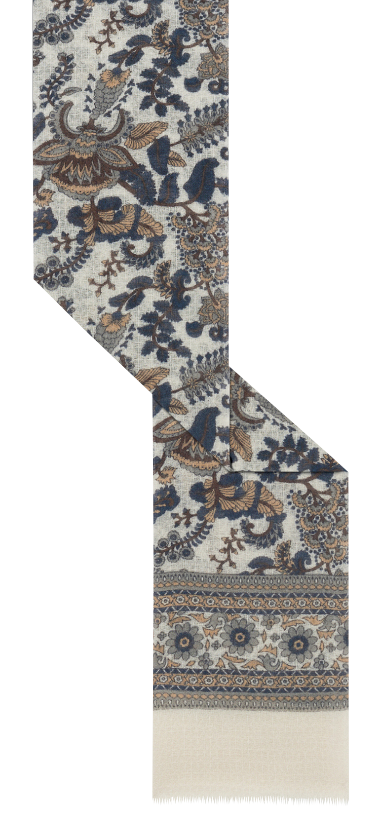 Printed wool-blend scarf GERARD DAREL Beige