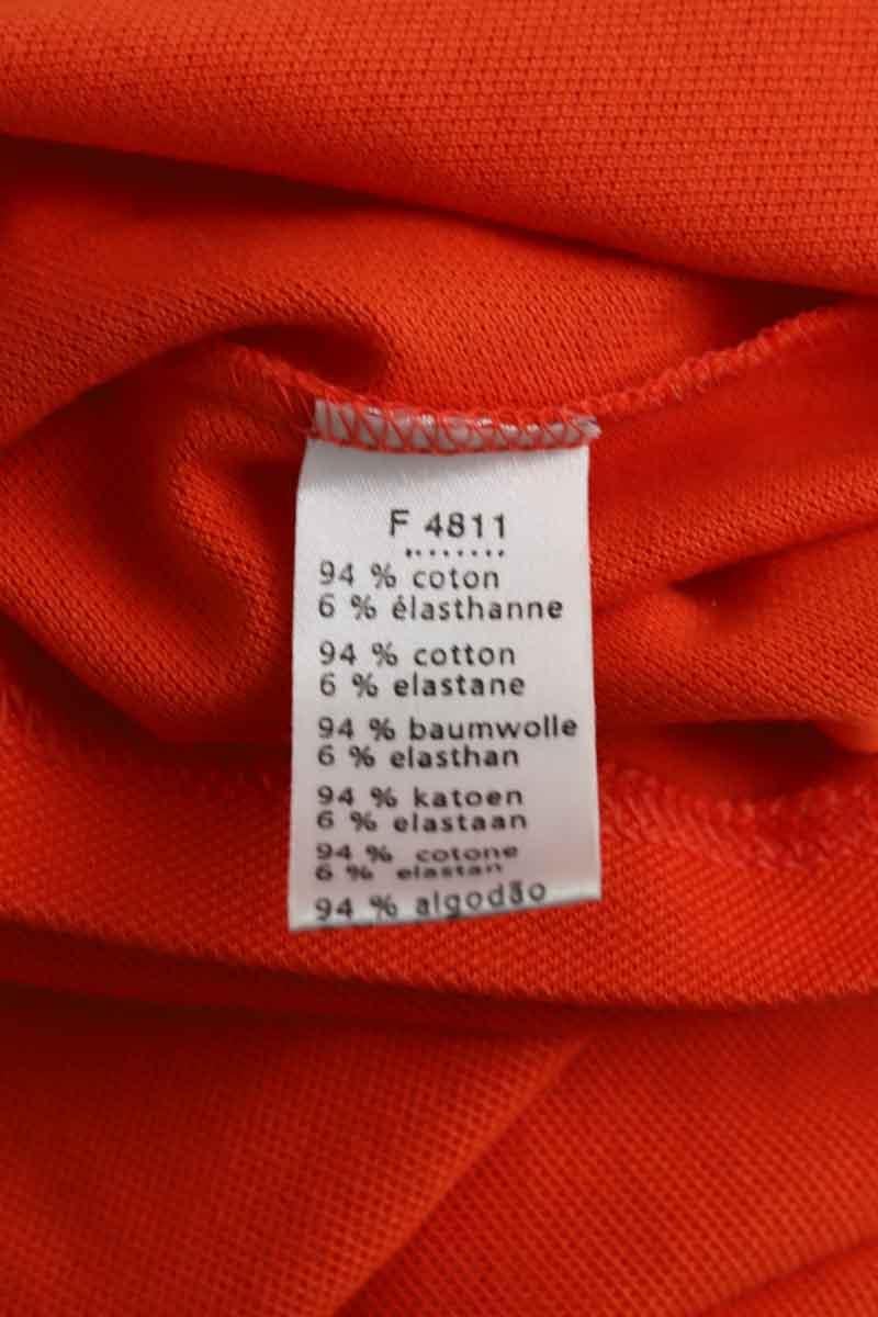 Cotton polo shirt LACOSTE - SECONDE MAIN Orange