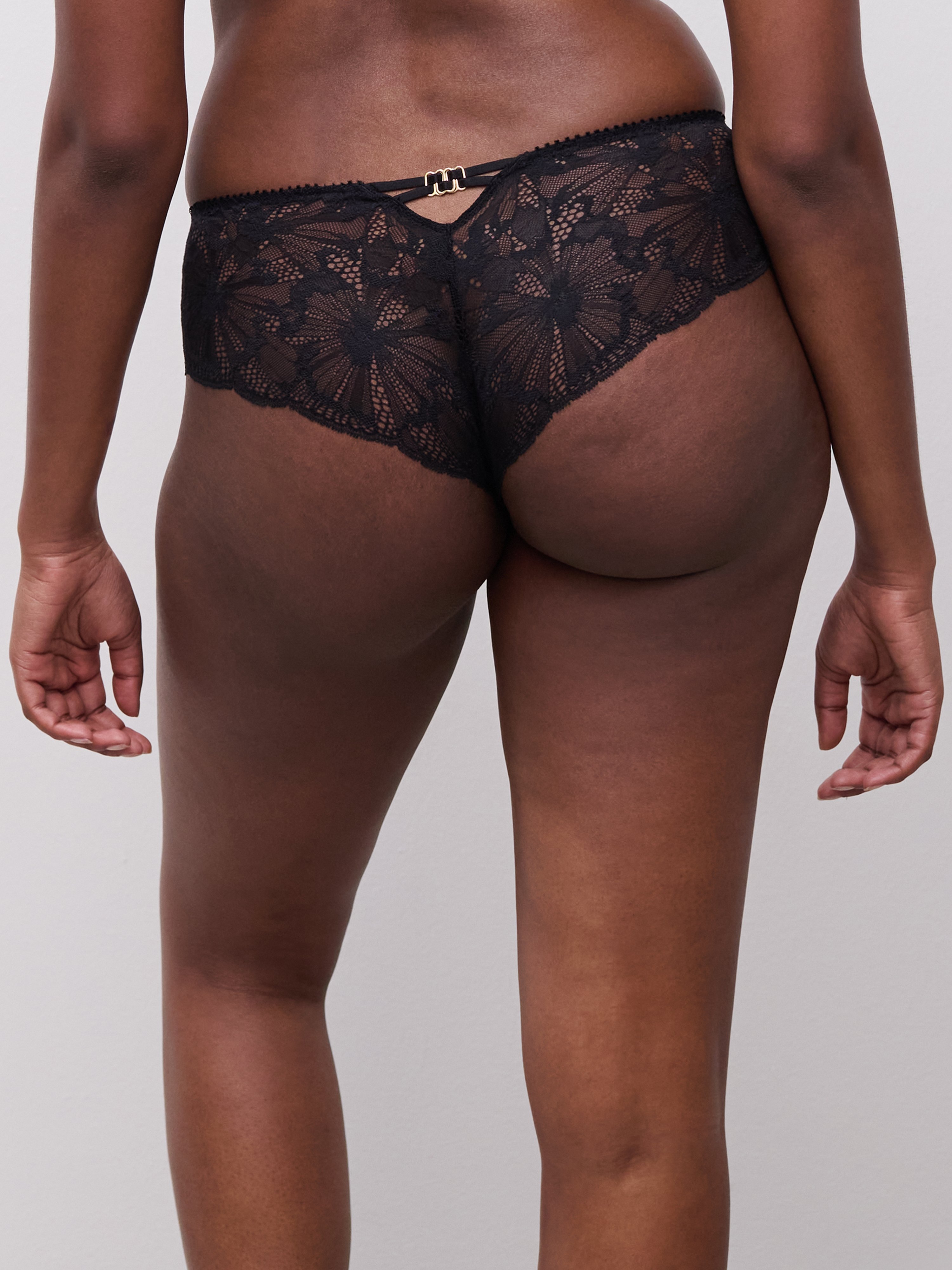 Lace boyshorts CHANTELLE Black