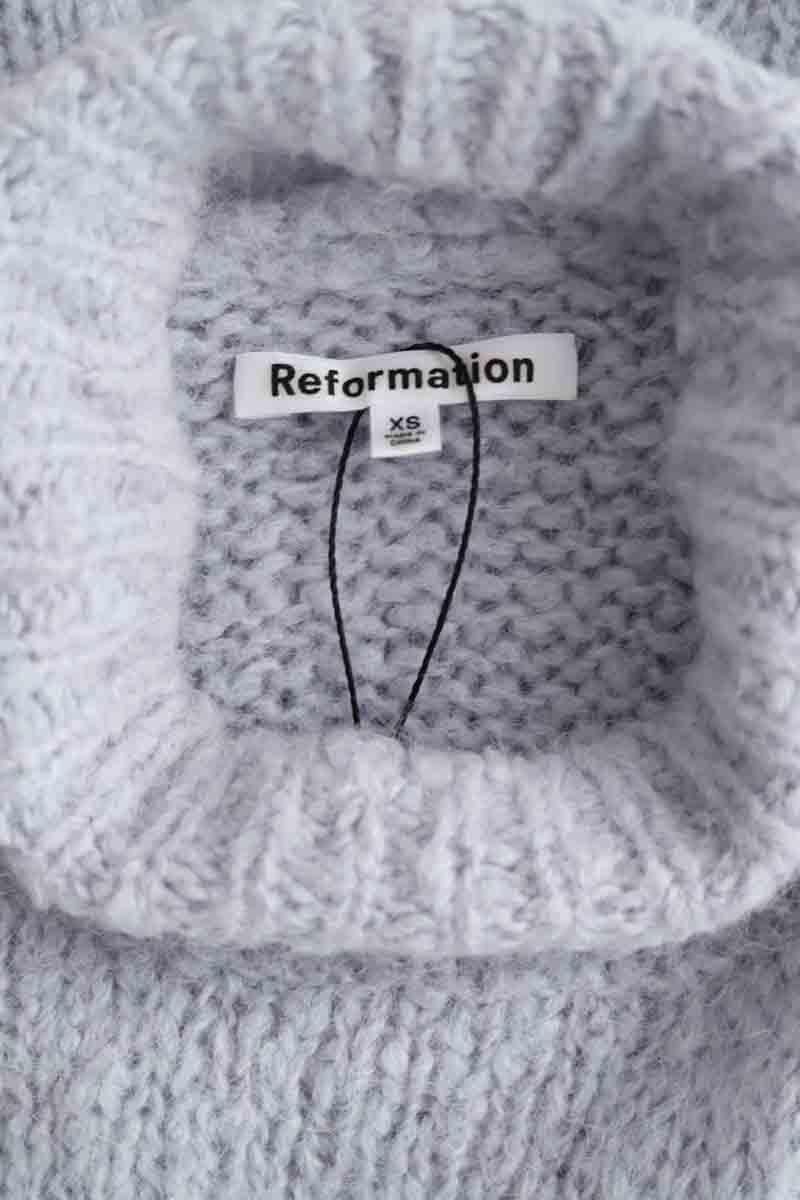 Fine-knit sweater REFORMATION - Seconde Main Grey