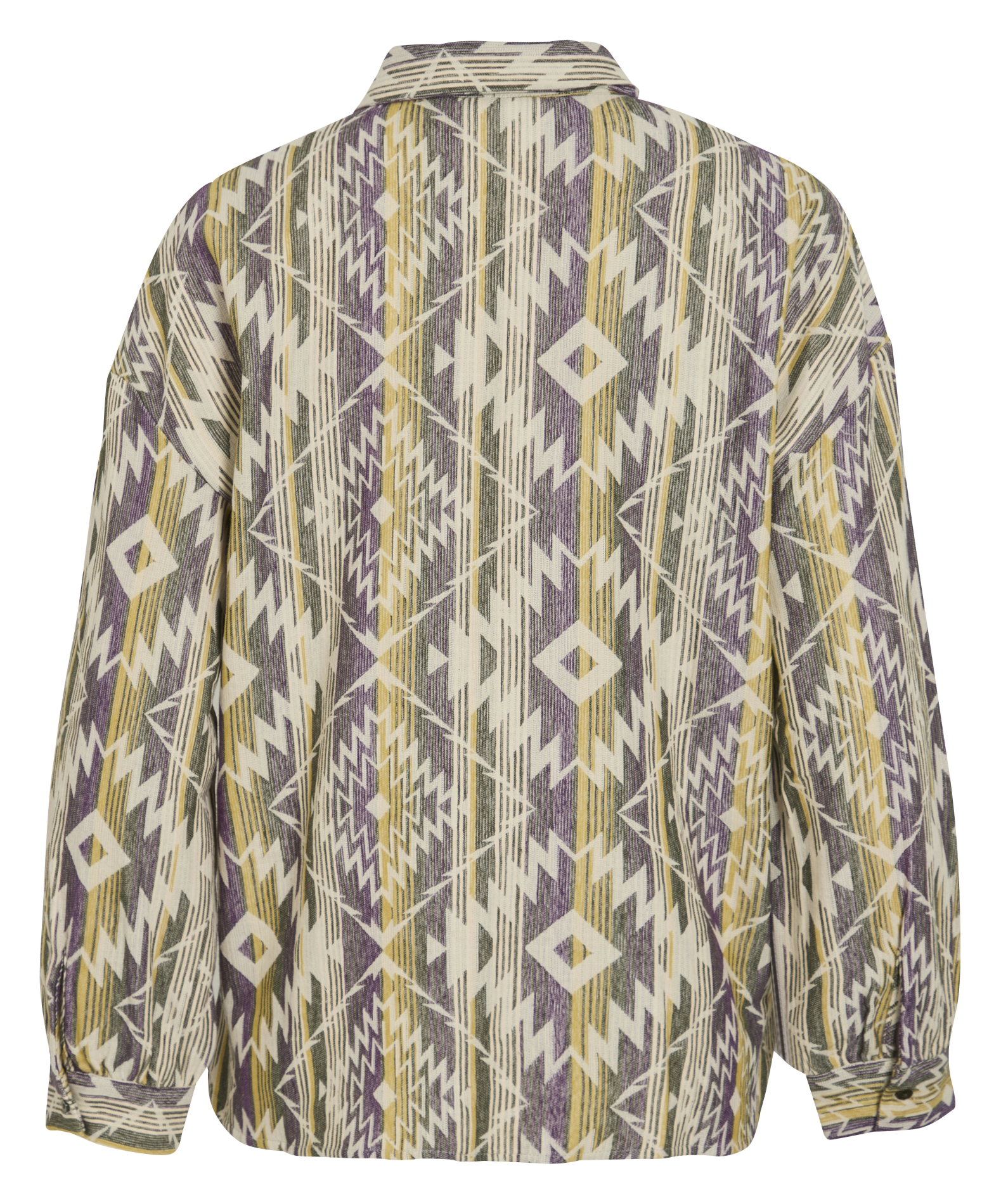 Chemise droite fluide à motifs VILA Vert