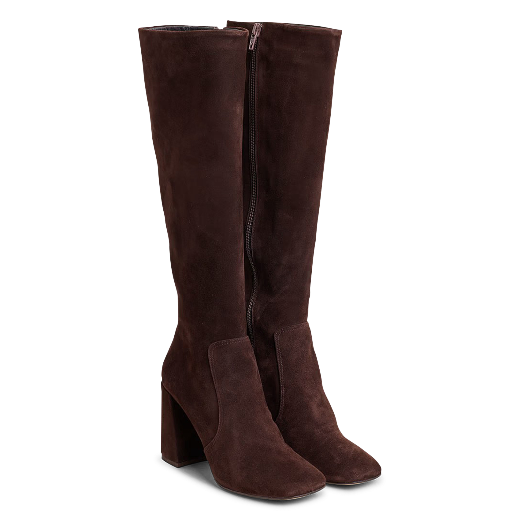 Suede boots JONAK Brown