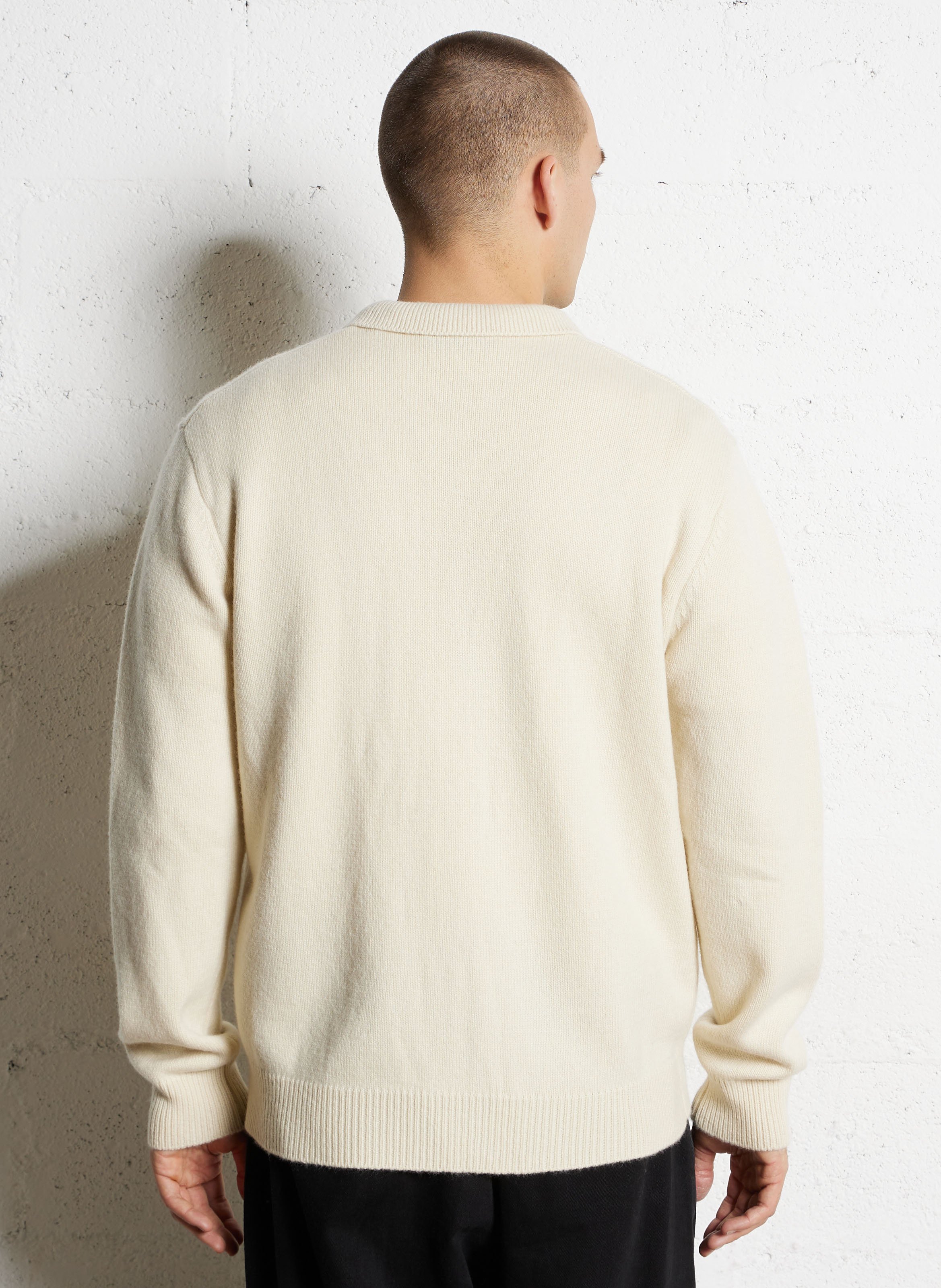 Buttoned wool blend plain vest MINIMUM Beige