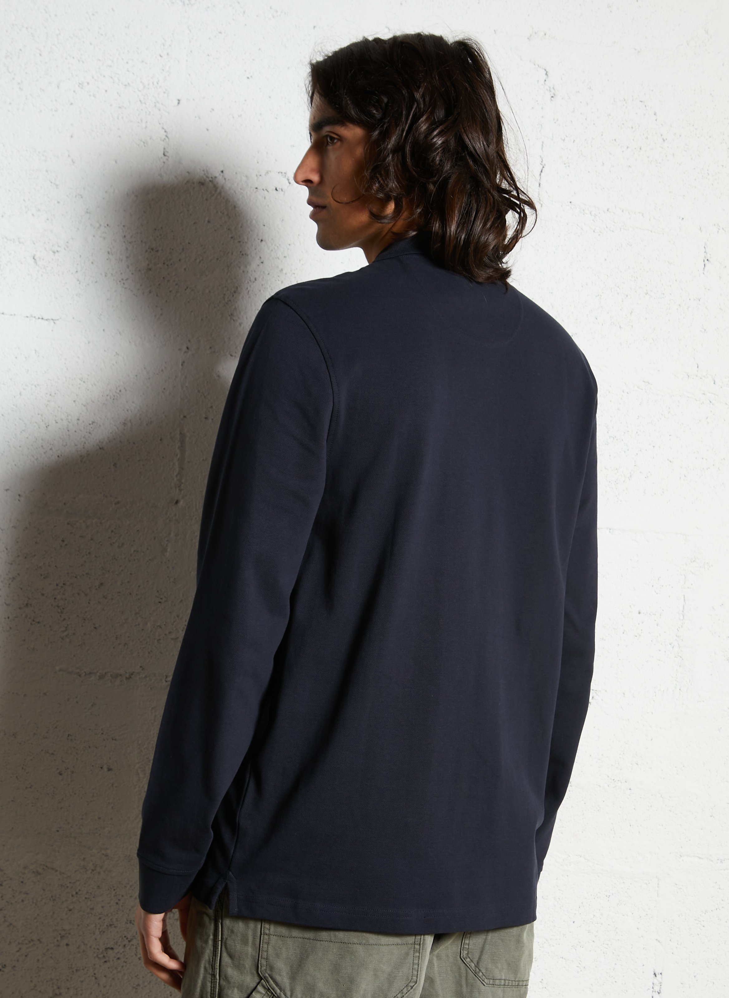 Polo regular-fit en coton bio FARAH Bleu