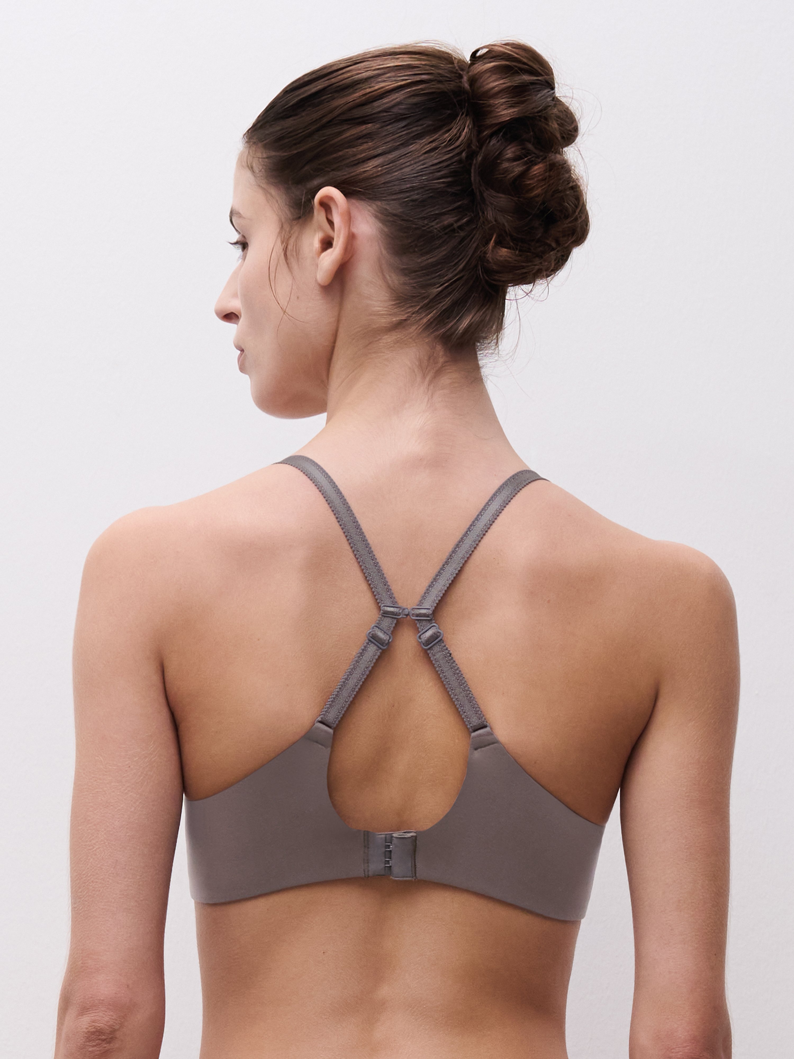 Plunge cup bra CHANTELLE Grey