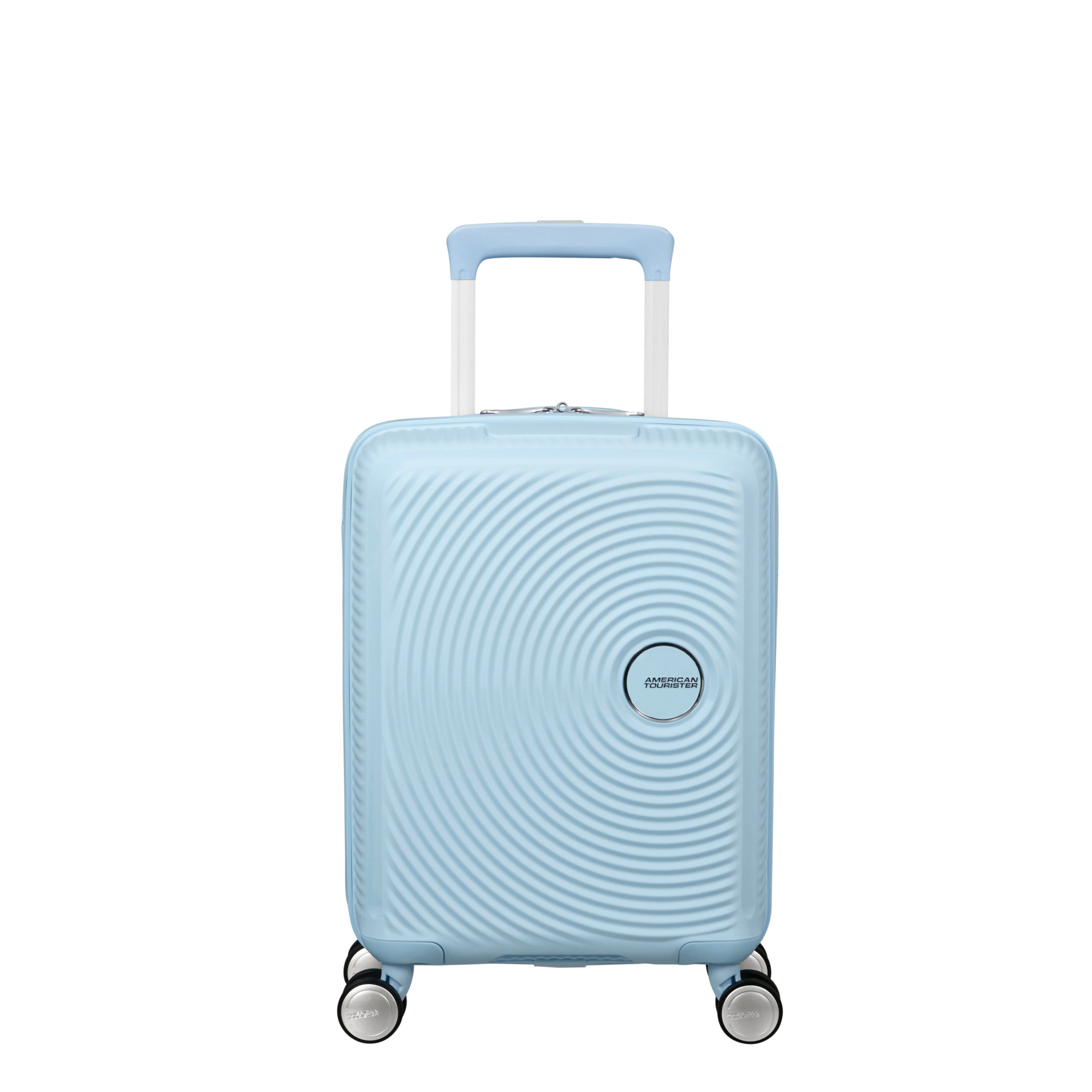 Soundbox Mini Suitcase 4 Wheels Size S AMERICAN TOURISTER Blue