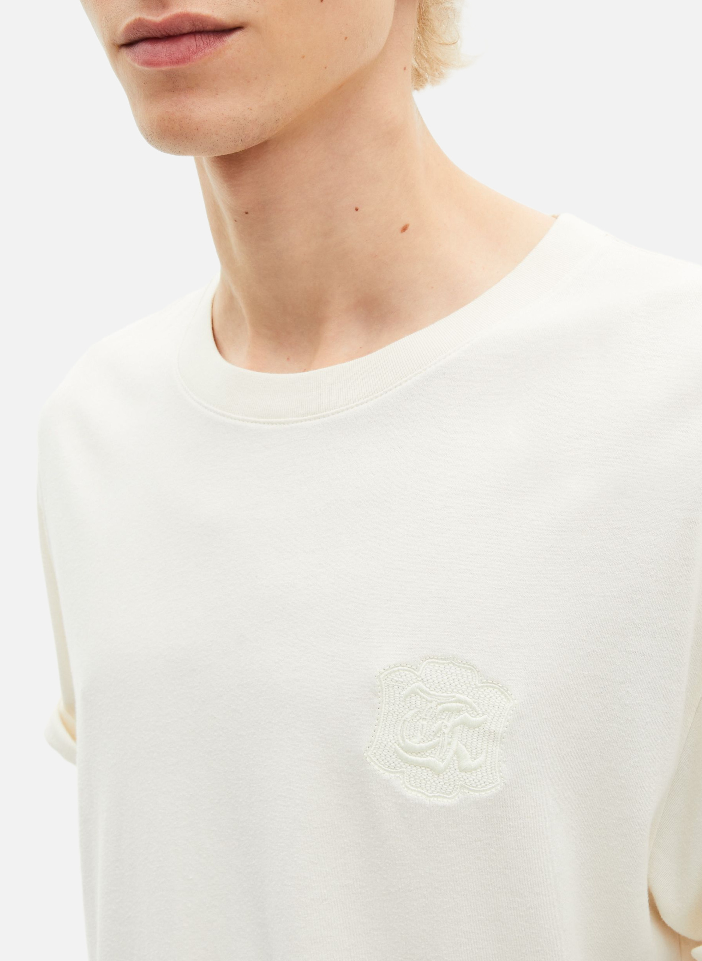 Logo T-shirt THE KOOPLES Beige