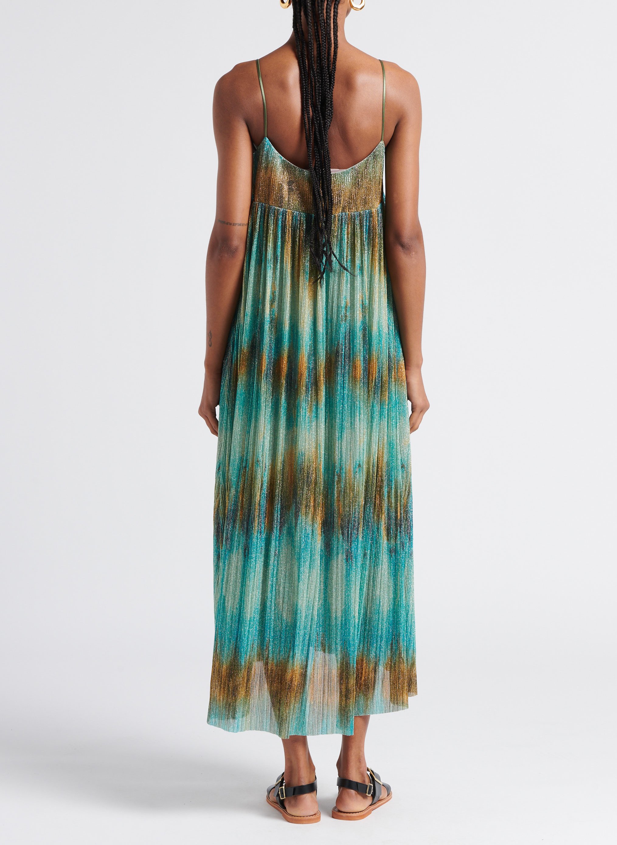 Robe longue à bretelles fines  IMPERIAL Bleu