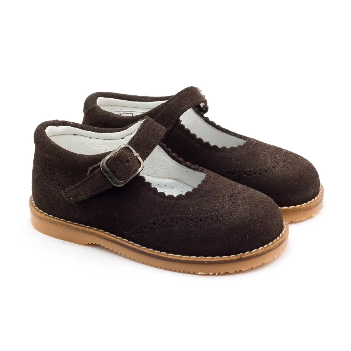 Chaussure premier pas fille Boni & Sidonie Marron